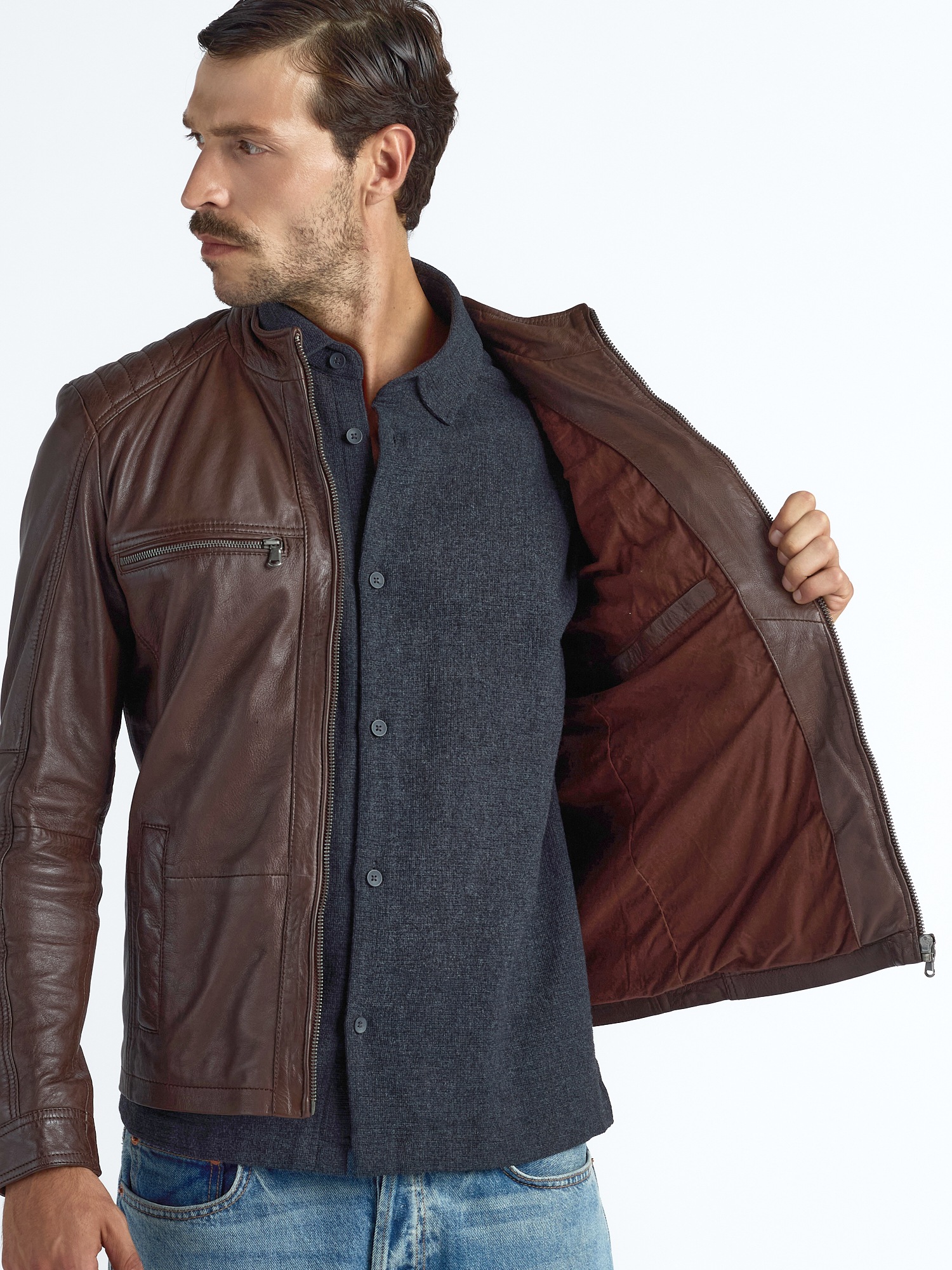 Maze Lederjacke »4202144«