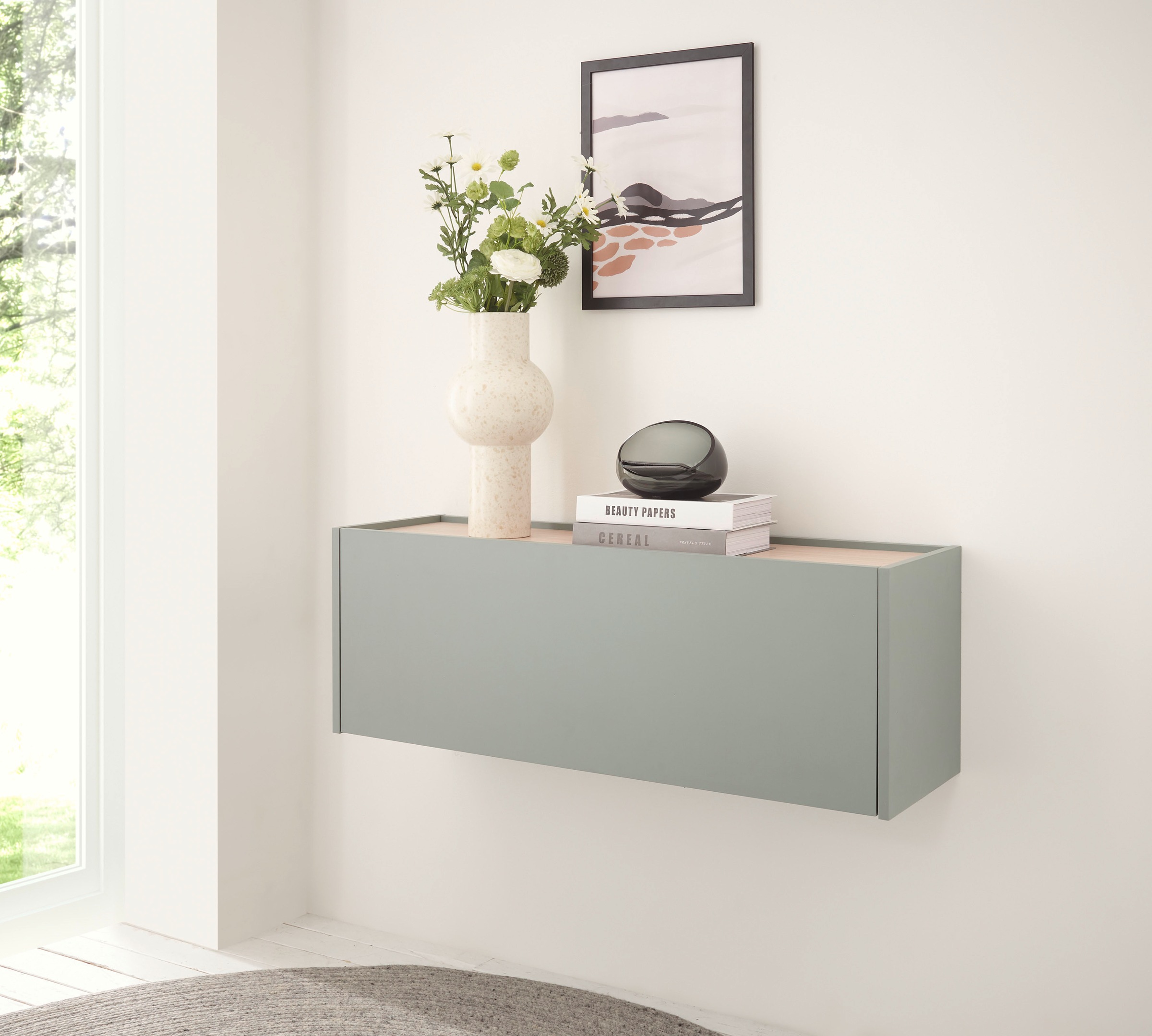 Home affaire Mehrzweckschrank "GiRON/CiTY, Wandgarderobe in vier Farben, Wa günstig online kaufen