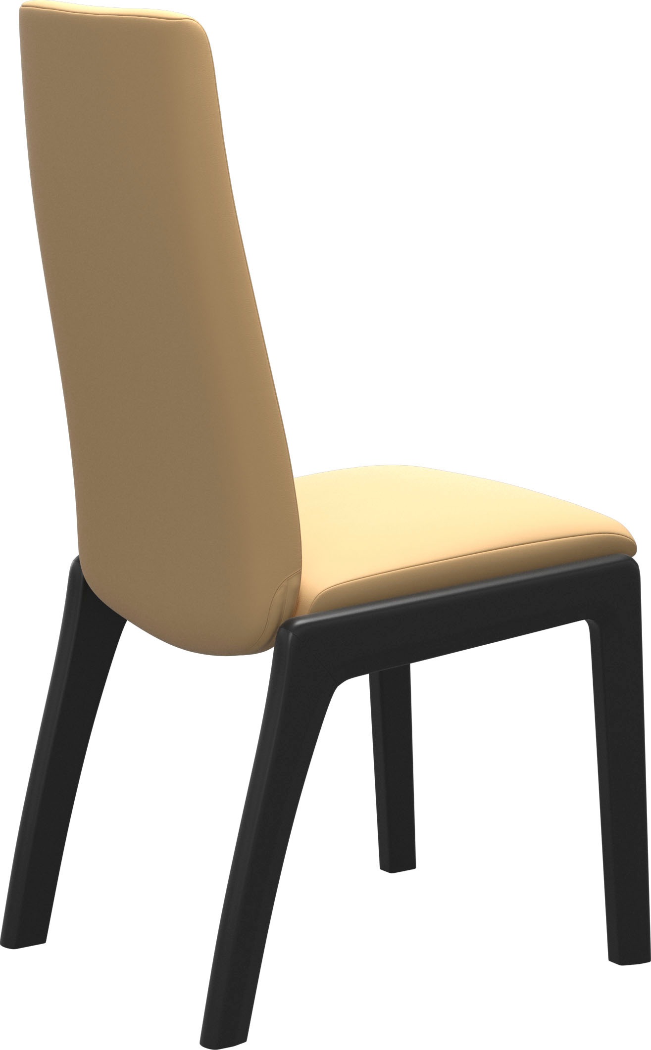 Stressless® Polsterstuhl »Laurel«, Leder BATICK, High Back, Größe M, mit abgerundeten Beinen in Schwarz