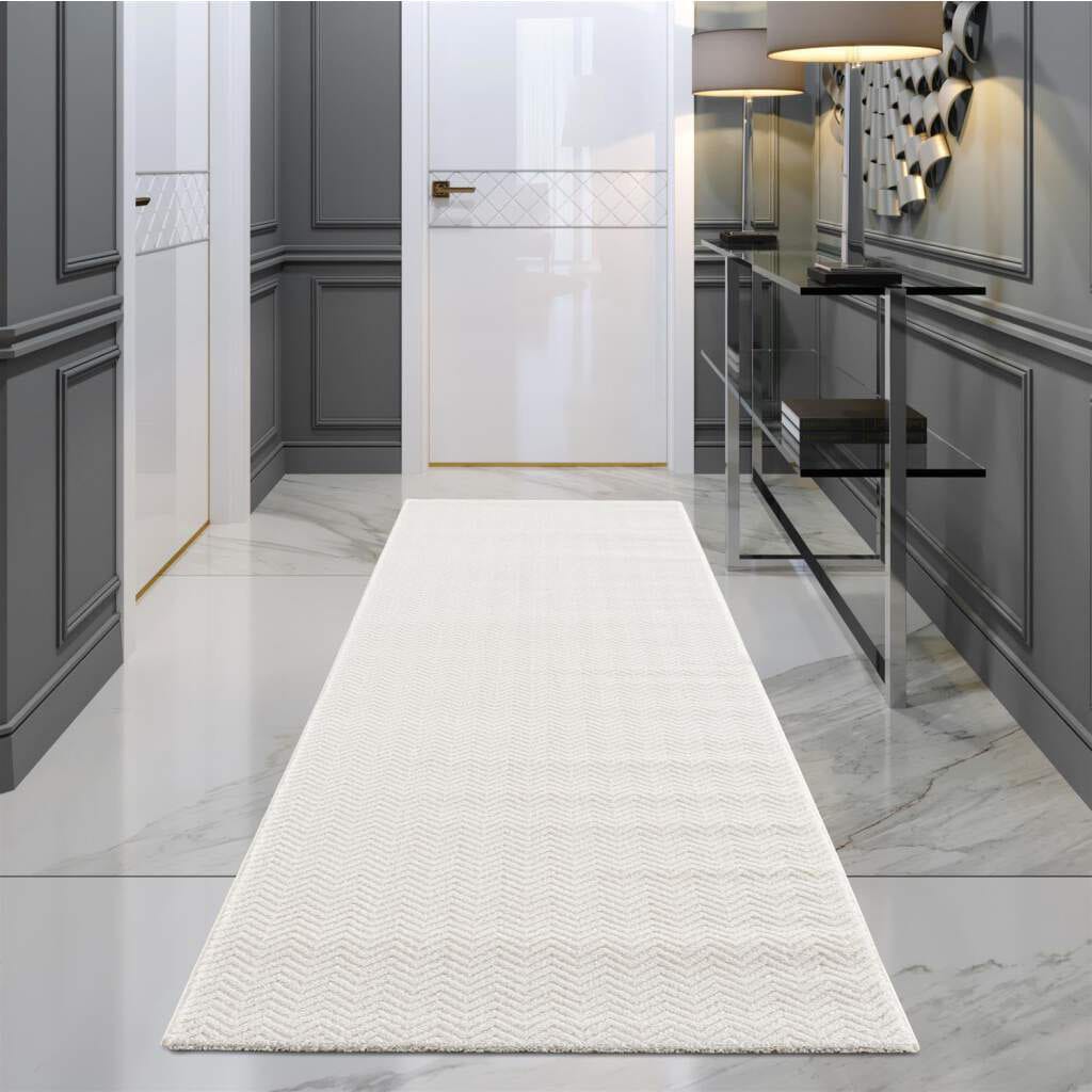 Carpet City Teppich "Friseé-Teppich FANCY805" rechteckig 12 mm Höhe Läufer, günstig online kaufen