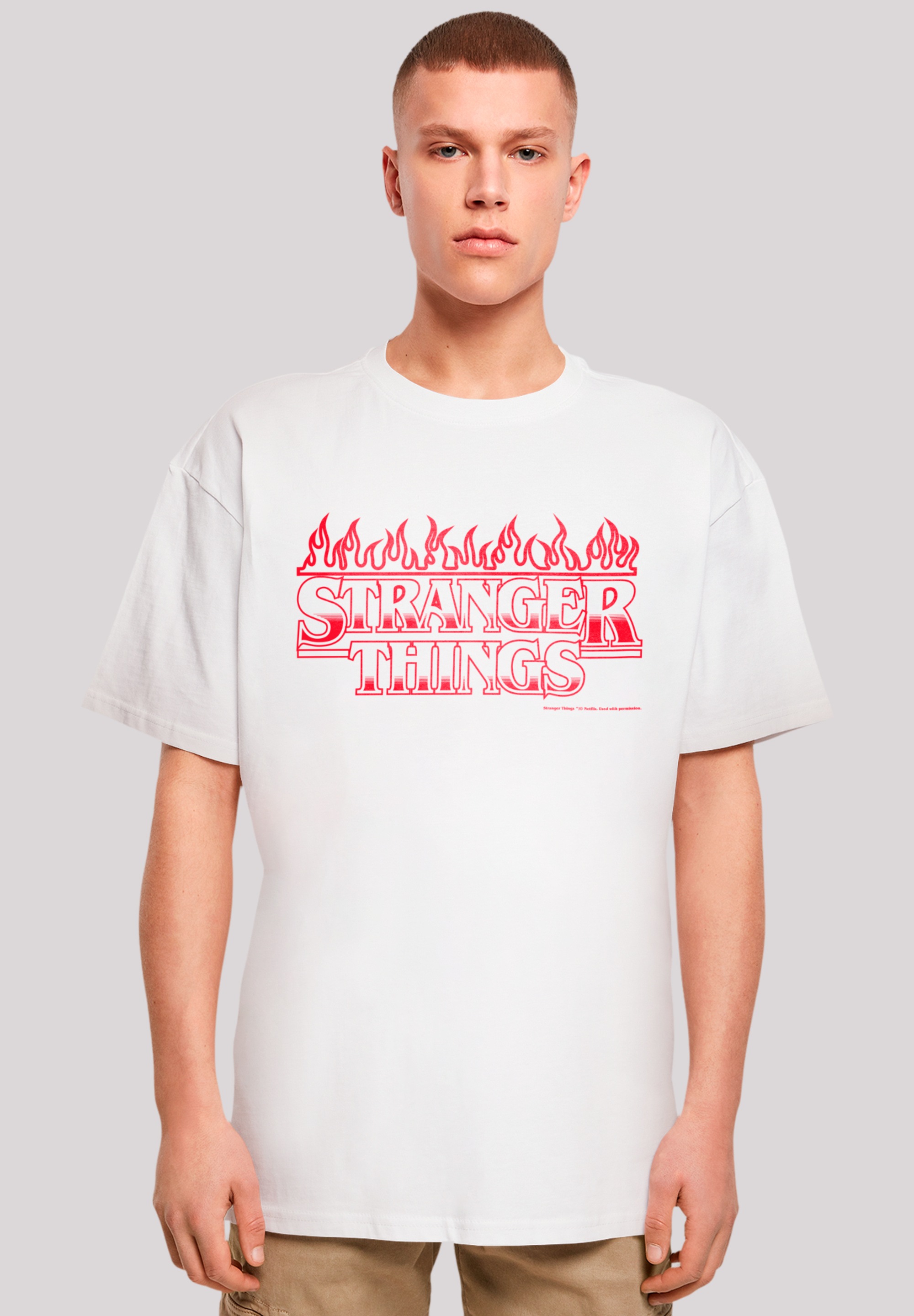 F4NT4STIC T-Shirt »Stranger Things Flames Netflix TV Series«, Premium Qualität