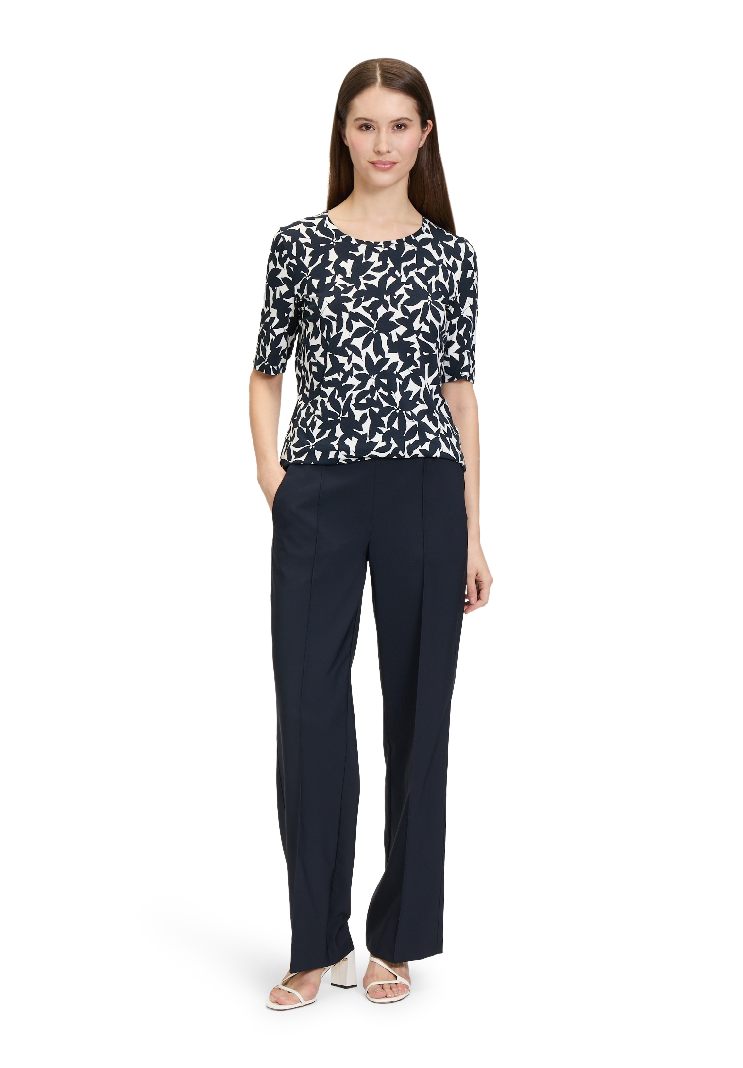 Betty Barclay Kurzarmshirt »Betty Barclay Printshirt mit Rundhalsausschnitt«, (1 tlg.), Druck