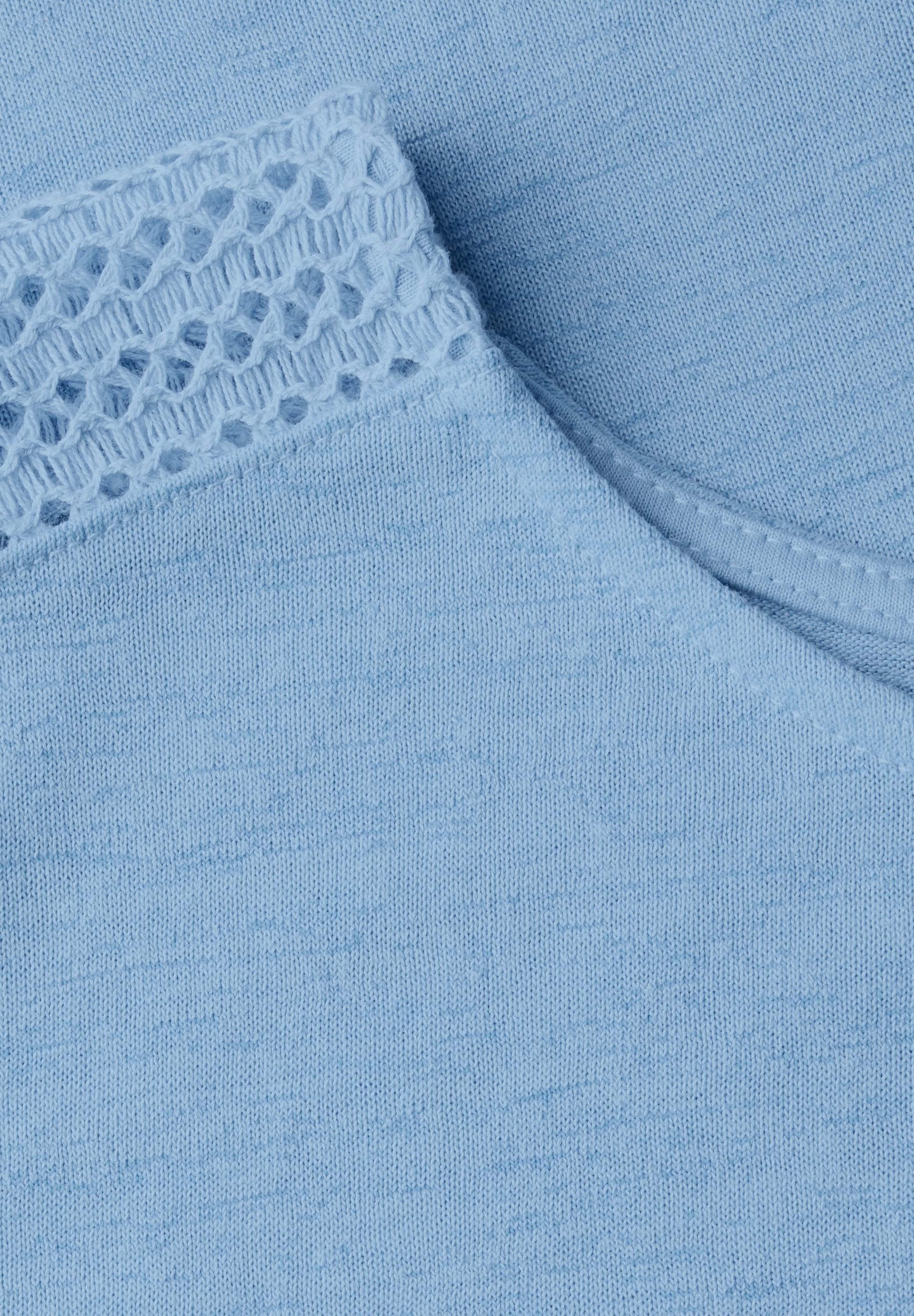 STREET ONE T-Shirt, mit Spitzendetail