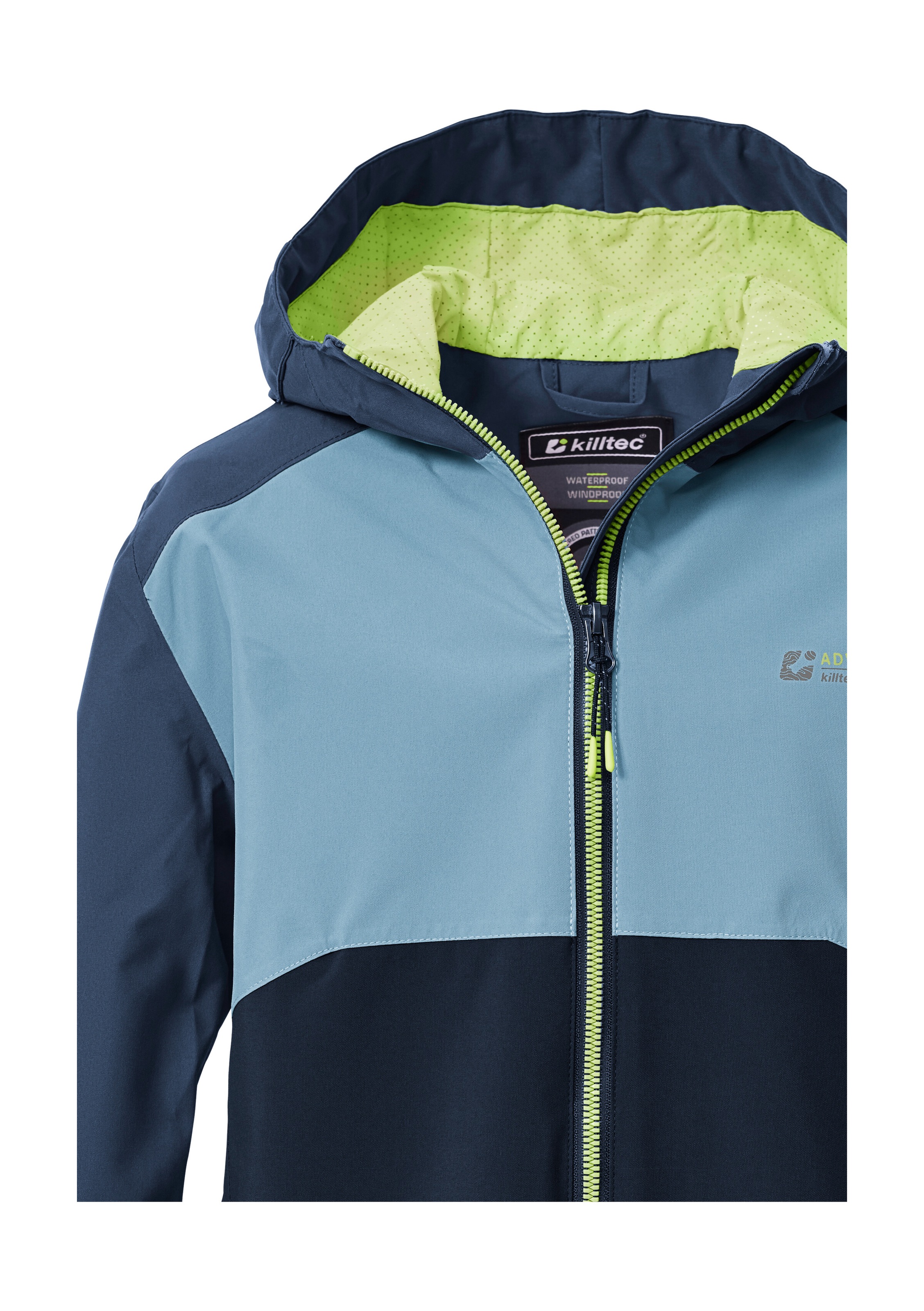 Killtec Funktionsjacke »KOS 147 BYS JCKT« Kinderjacke, wasserdicht, Colourblock, Teflon EcoElite™ imprägniert