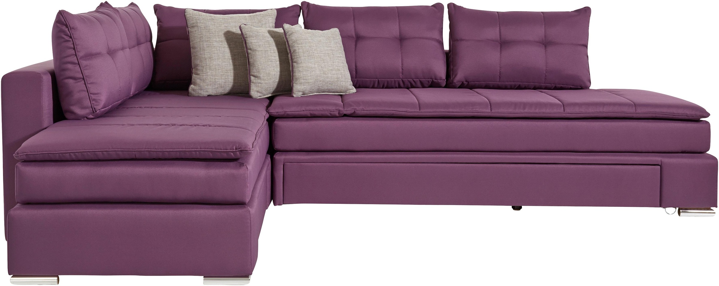 INOSIGN Ecksofa "Boxspringbett Night & Day L-Form mit Dauer-Schlaffunktion günstig online kaufen