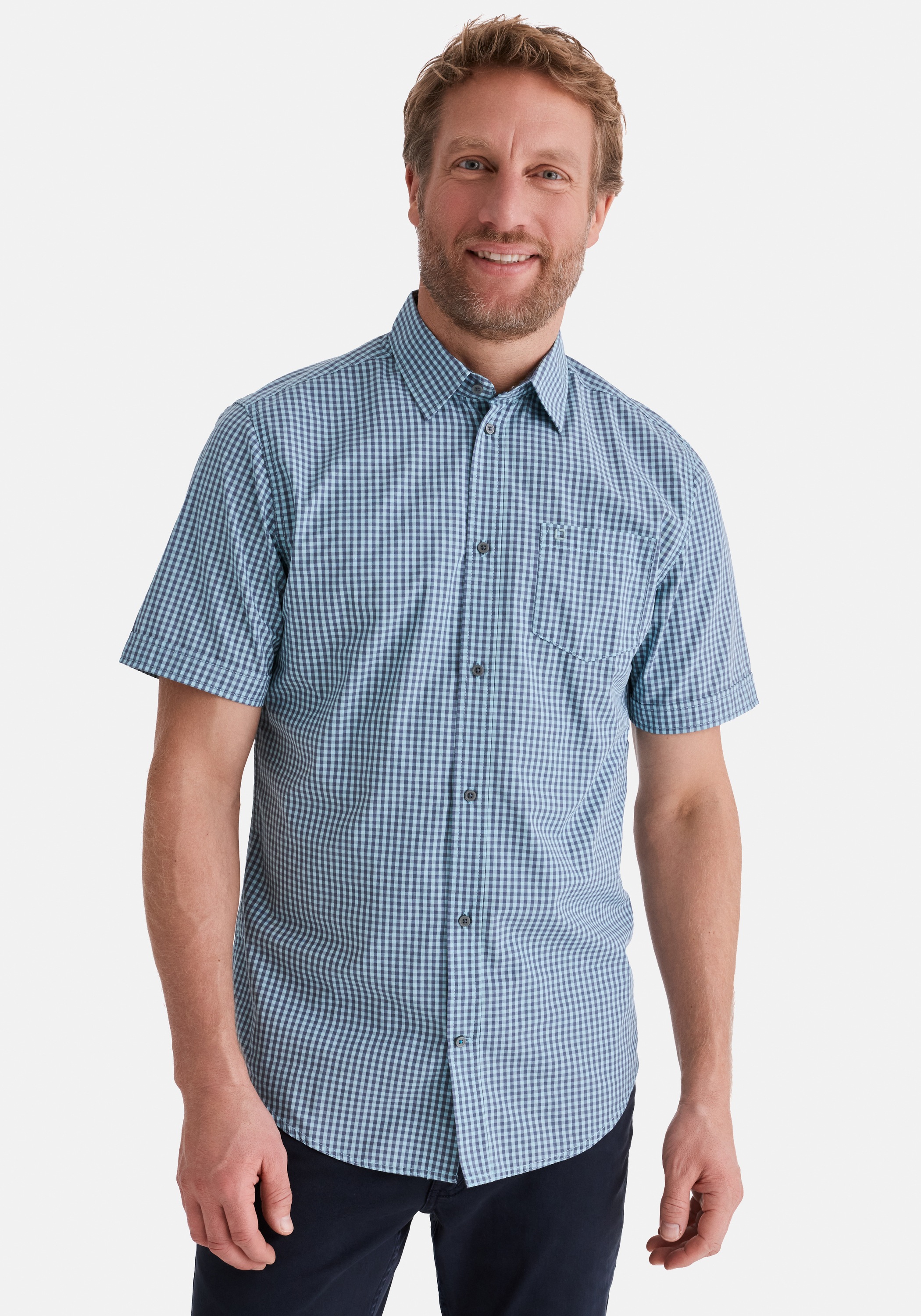 Stooker Men Kurzarmhemd "HUDSON Kurzarm-Hemd" Stooker HUDSON Herren Kurzarm günstig online kaufen