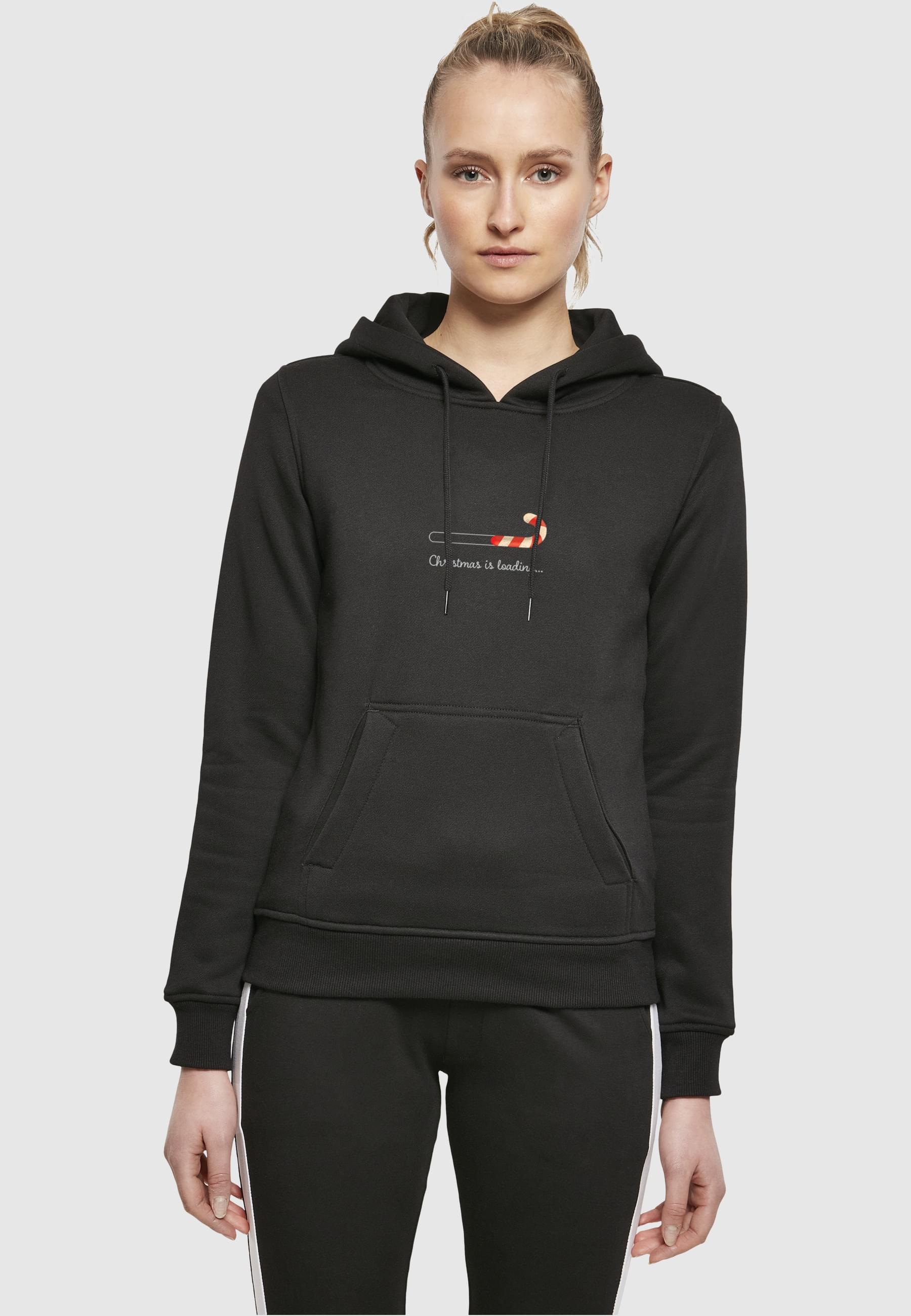 Thumbnail - Merchcode Kapuzenpullover "Merchcode Damen Ladies Christmas Loading Heavy Hoody" 1 Stk.