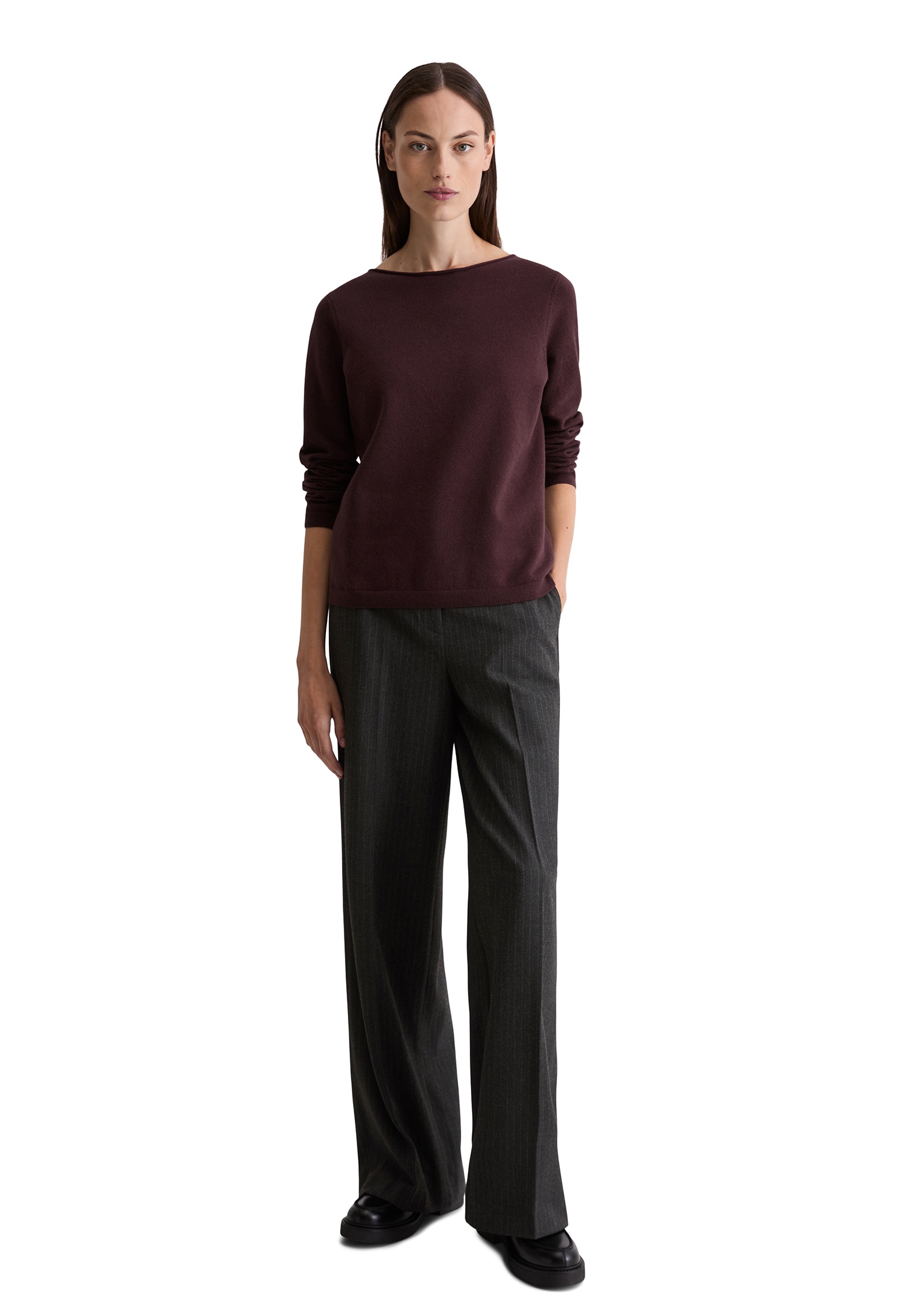 Marc O'Polo Strickpullover »aus softem Baumwolle-Schurwolle-Mix«