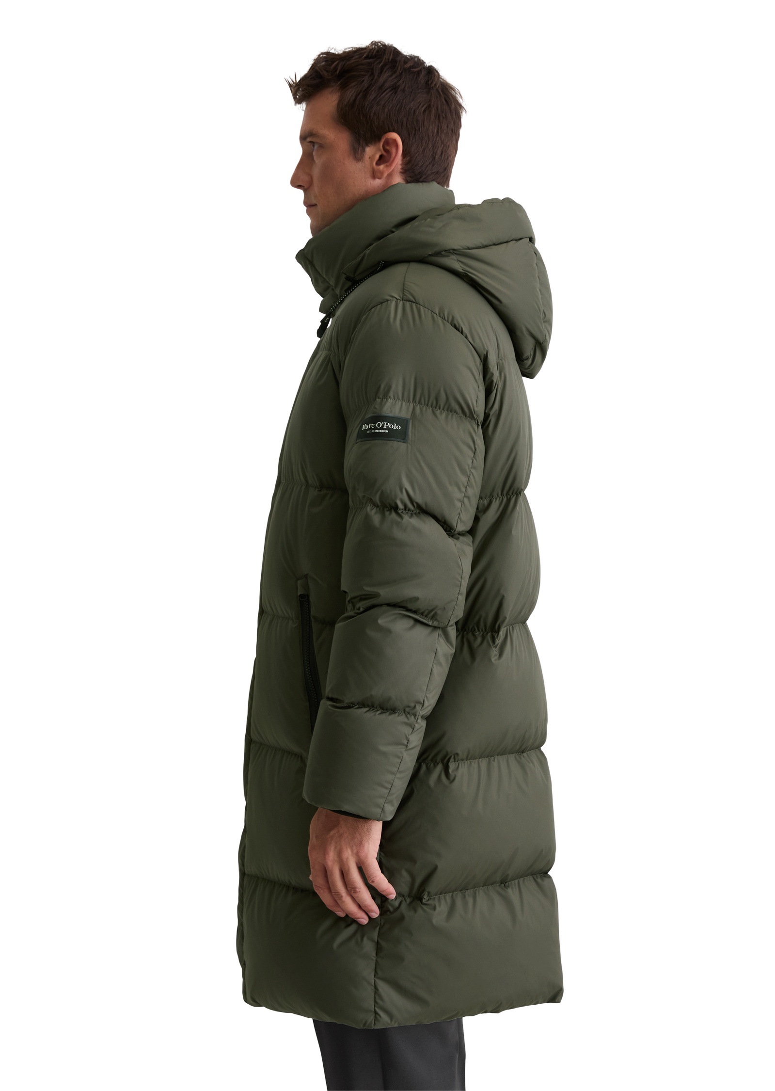 Marc OPolo Daunenjacke "mit großzügiger Kapuze" ohne Kapuze günstig online kaufen