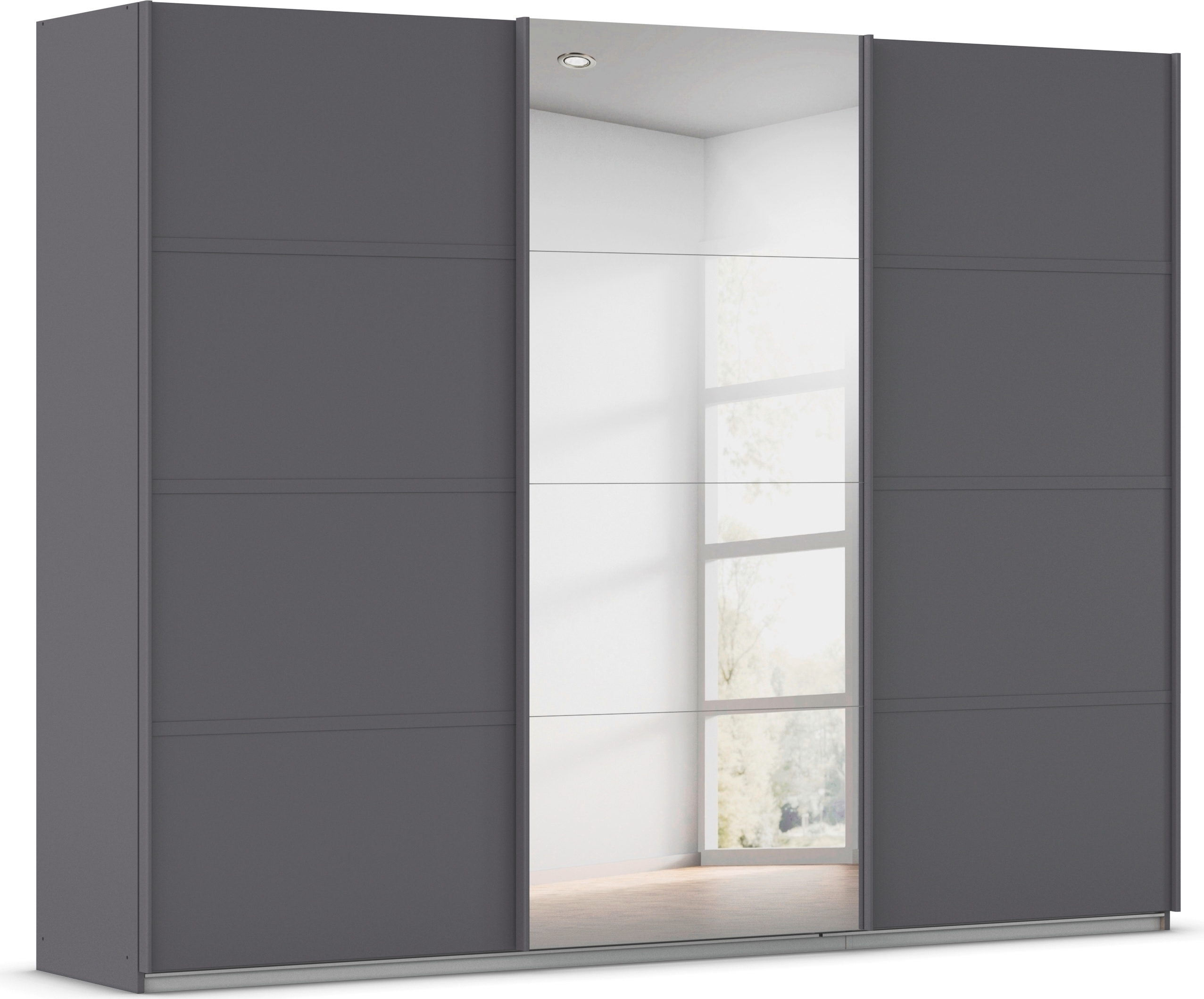 OTTO home Kleiderschrank "Mehrzweckschrank Aktenschrank Möbel Mietswohnung Schlafzimmer AVOLA" 3 verschiedene Ausstattungen BASIC/CLASSIC/PREMIUM (inkl. SOFT-CLOSE), mit eleganten Zierleisten in Chrom, Schwarz oder Weiß MADE IN GERMANY