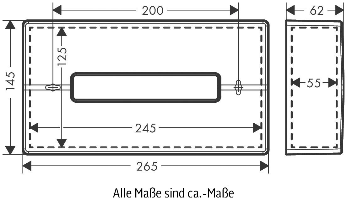 hansgrohe Kosmetikbox »AddStoris«, BxTxH: 26,5x6,2x14,5 cm