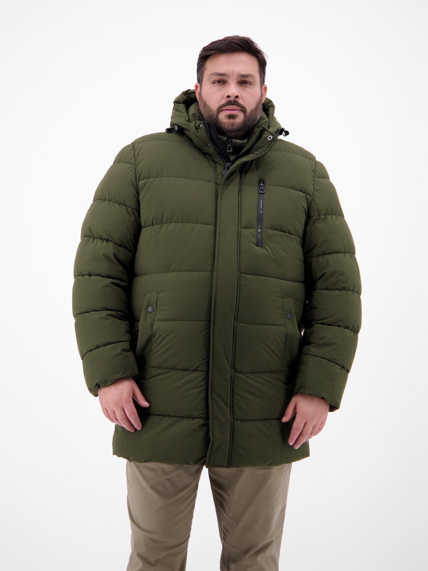 LERROS Winterjacke "Herren Steppjacke in Großen Größen" mit Kapuze günstig online kaufen