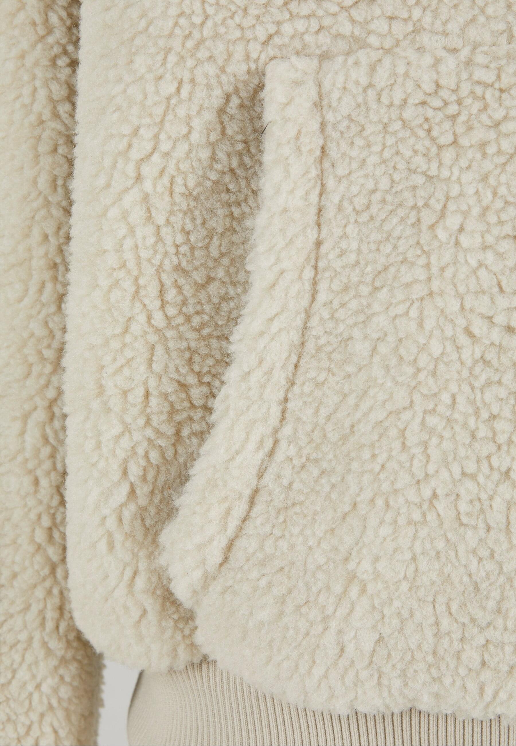 Karl Kani Sweatjacke »Karl Kani Herren KM223-001-2 Varsity OS Teddy Zip Hoodie cream«