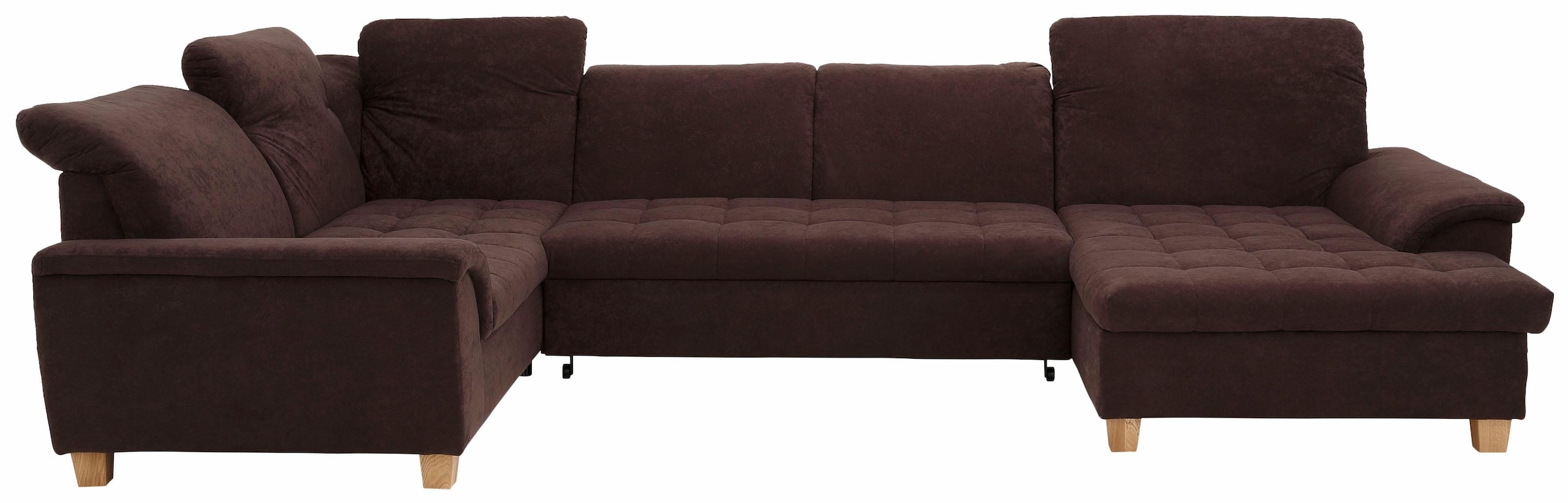 Home affaire Wohnlandschaft "Lyla U-Form" wahlweise mit Rückenfunktion und günstig online kaufen