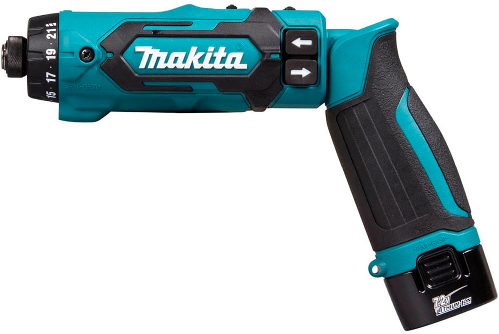 Makita Akku-Schrauber »DF012DSE«, inkl. integrierter Akku, Ladegerät und Aufbewahrungskoffer
