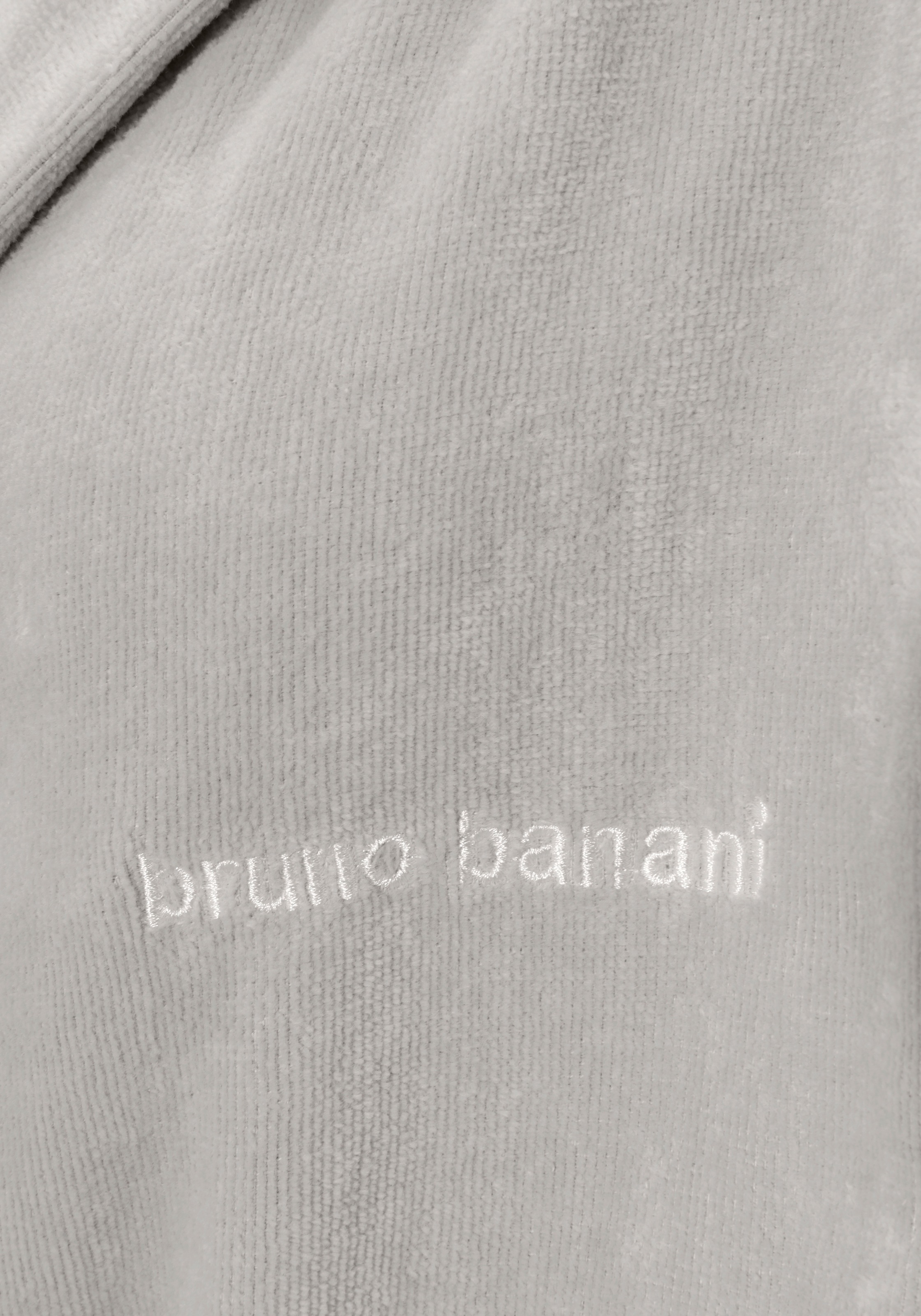 Bruno Banani Unisex-Bademantel »Daniel, ideal für Sauna & Spa, Hotelbademantel, Morgenmantel«, (1 St.), Damen & Herren Bademantel, lang, mit Taschen, S-5XL