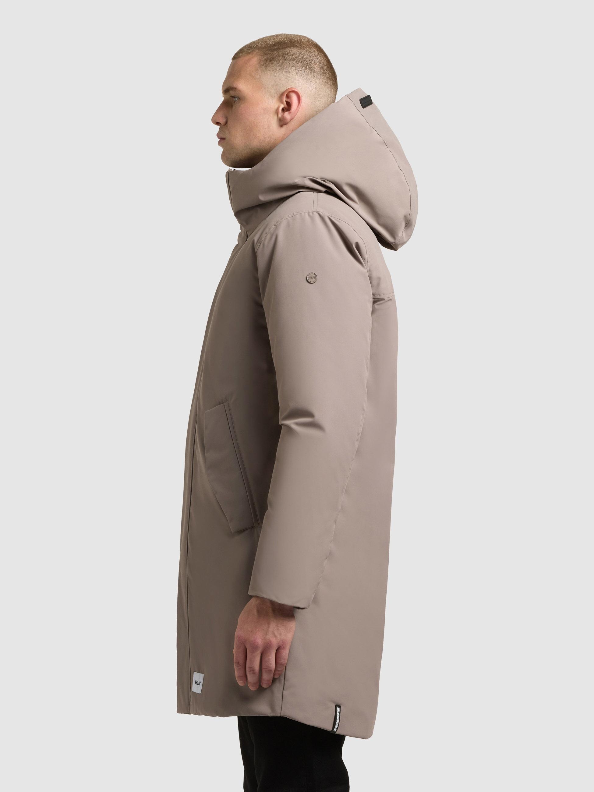 khujo Wintermantel "Fogg", Langer Herren Mantel mit magnetischen Details günstig online kaufen