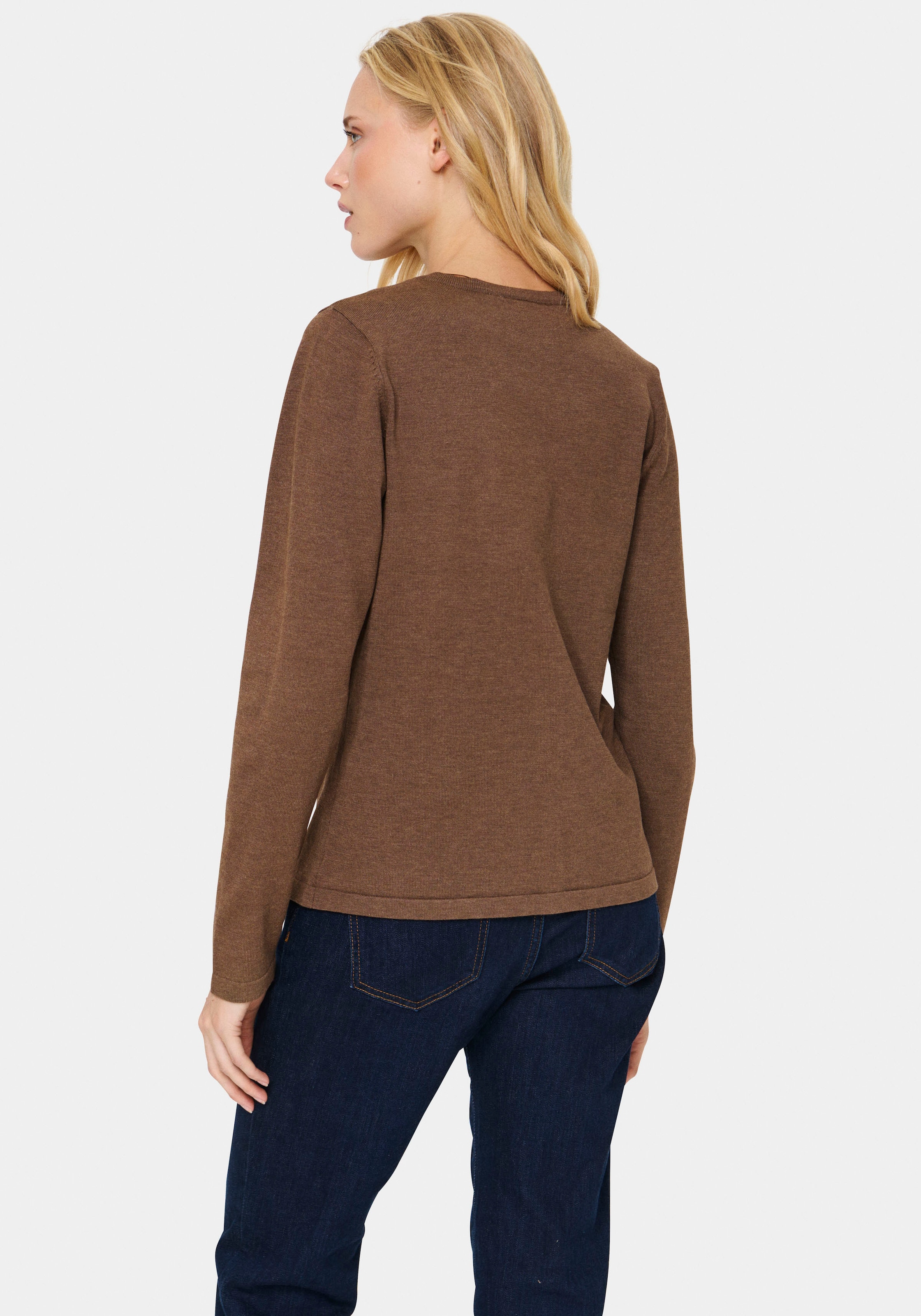 Saint Tropez Strickjacke »A8661, MilaSZ R-Neck Cardigan«