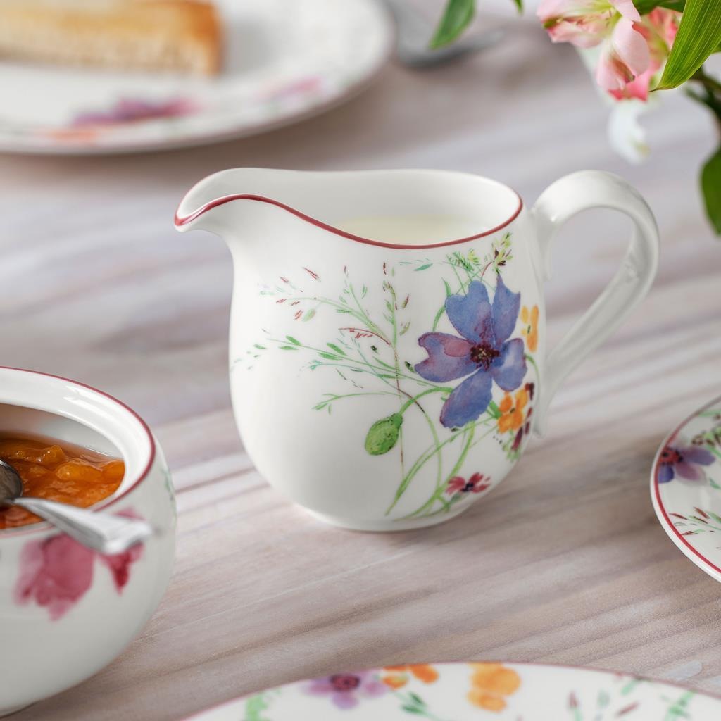 Villeroy & Boch Milch- und Zuckerset »Milch- und Zucker-Set Mariefleur Basic 2er Set bunt« Spülmaschinengeeignet, Mikrowellenfest