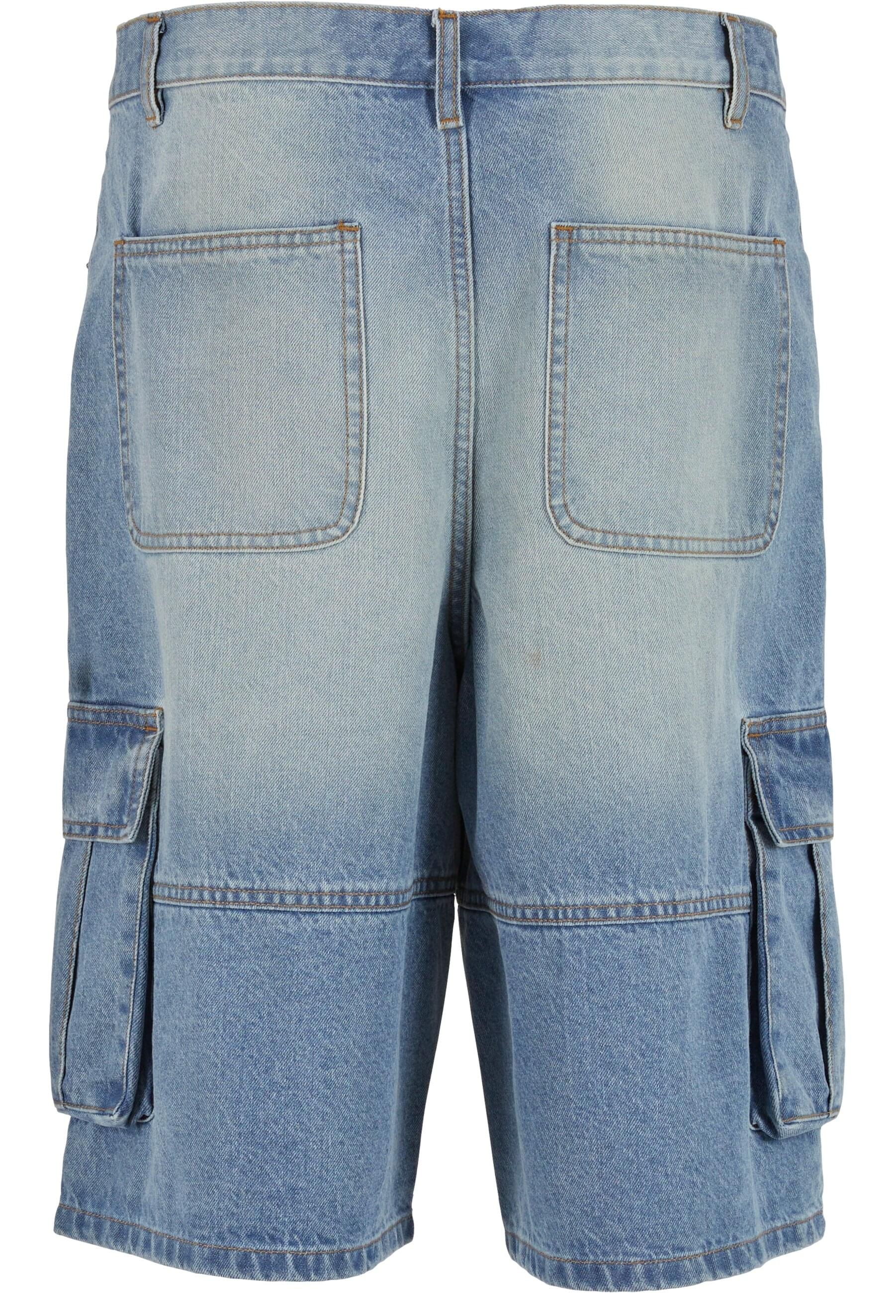 URBAN CLASSICS Shorts »Urban Classics Relaxed Denim Cargo Shorts«, (1 tlg.)