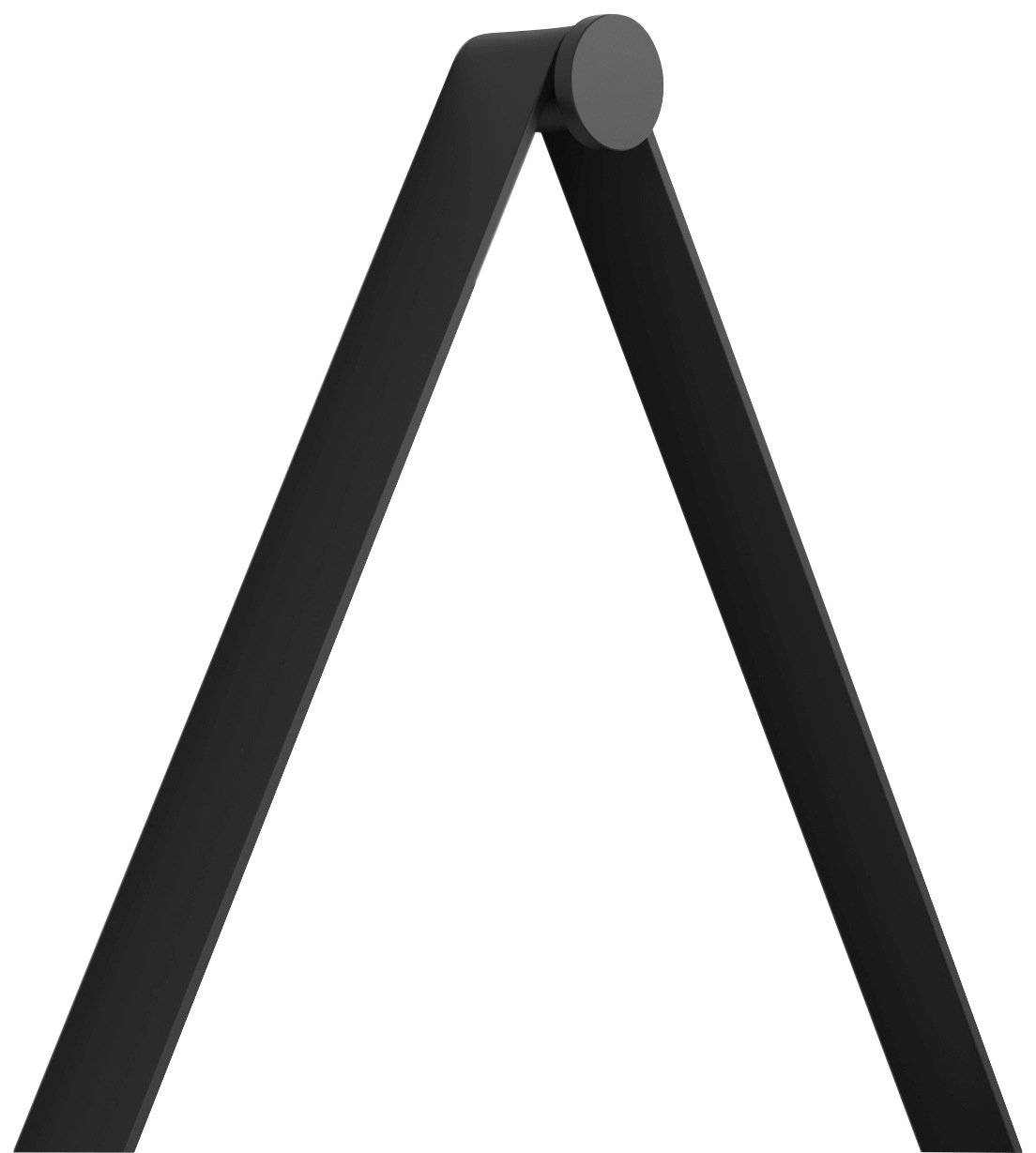 Talos Badspiegel »Black Style«, Durchmesser: 50 cm, mattschwarz lackiert