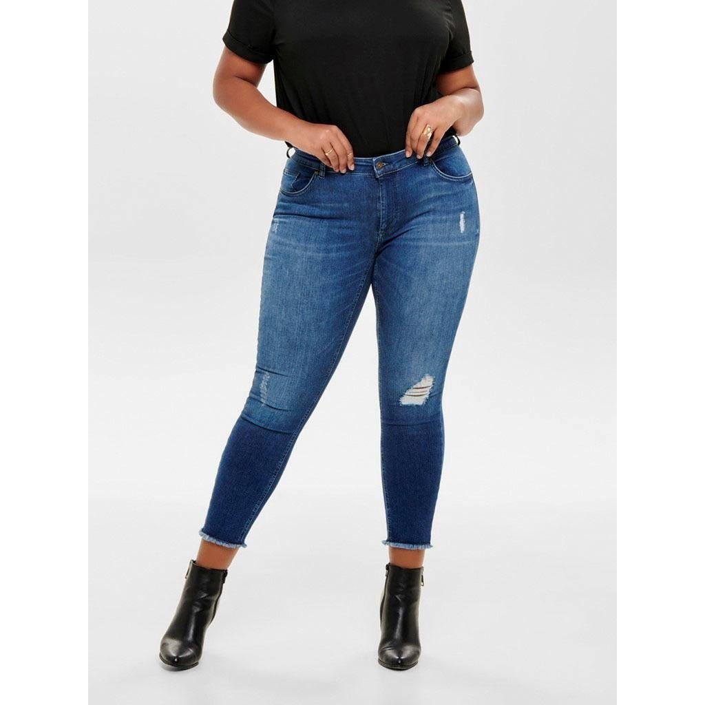 Jeans Mit Fransensaum Fur Damen Online Kaufen Baur