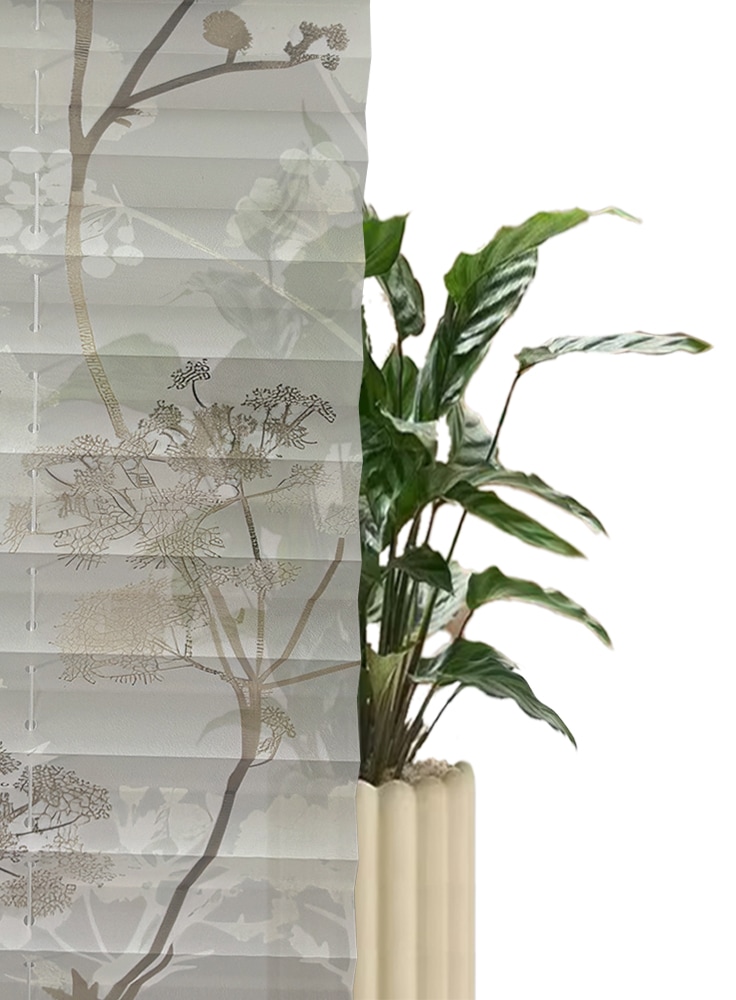OTTO home "MYNNI" Lichtschutz ohne Bohren verspannt florales Muster, Sonnenschutz, für Tür & Fenster- NEUHEIT