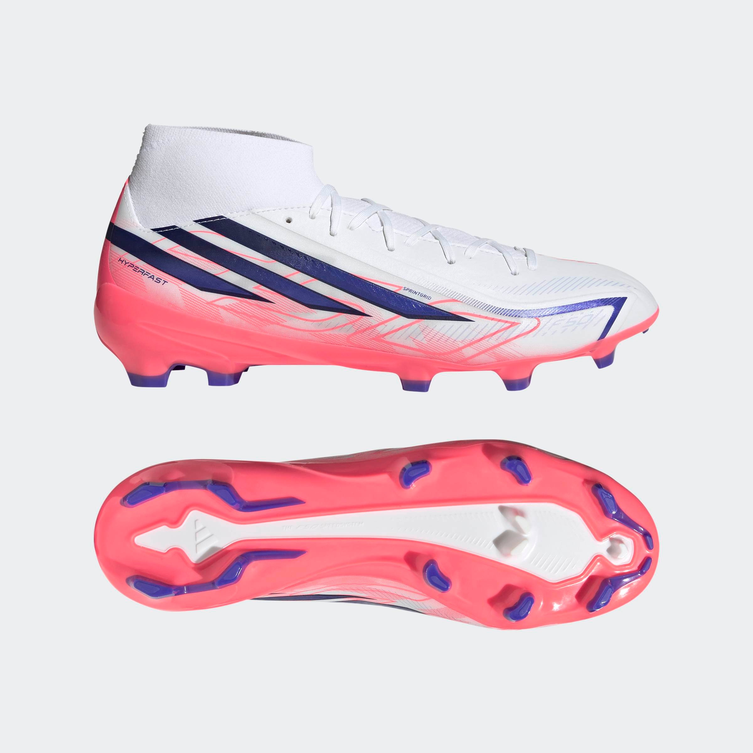 adidas Performance Fußballschuh »F50 HYPERFAST LEAGUE , MITTELHOCH, FESTE BÖDEN«  für Rasen und feste Böden, gespielt bei der Weltmeisterschaft 2026
