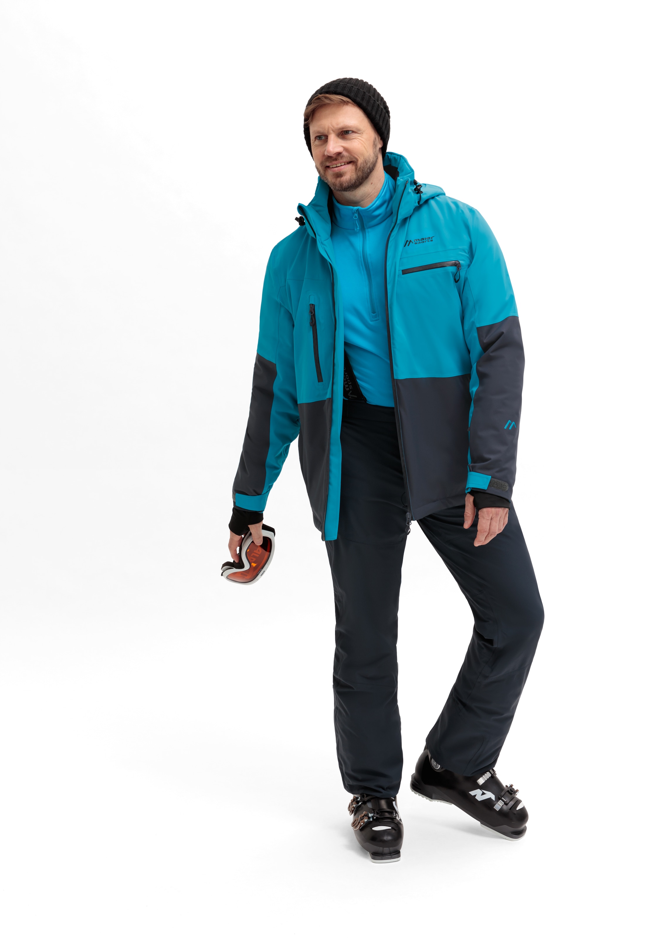 Maier Sports Skijacke »Roccarasa M«, Herren Winterjacke wasserdicht u. atmungsaktiv