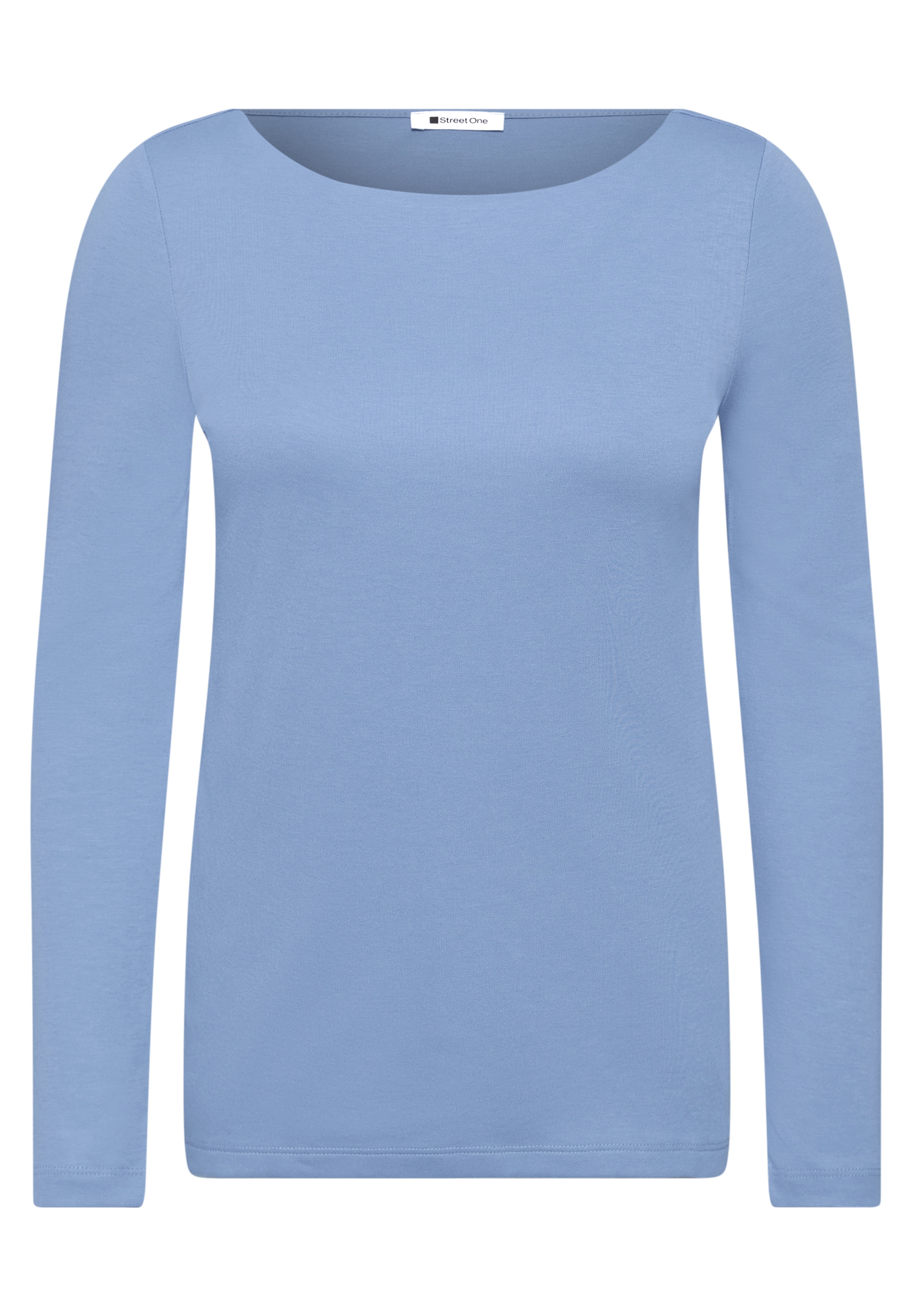 STREET ONE Langarmshirt mit U-Boot-Ausschnitt