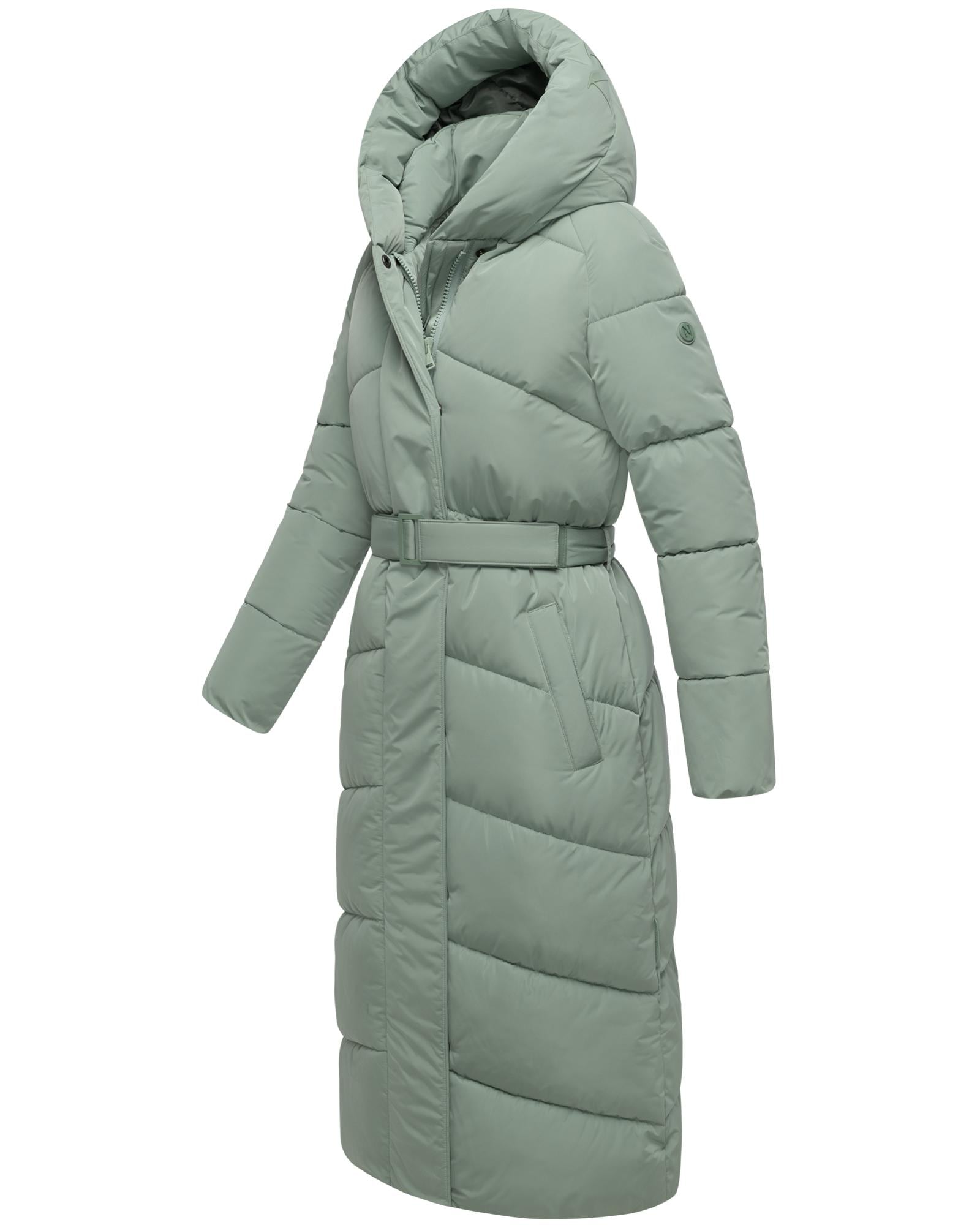 Navahoo Steppmantel »Eisblick 14«, Gesteppter Damen Mantel mit Taillengürtel
