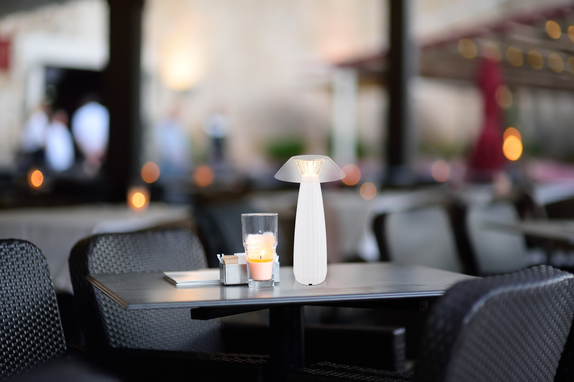 GLOBO LIGHTING Tischleuchte »ILLUMI« LED-Modul 1 Stk. Warmweiß Tischlampe Nachttischlampe Deko-Tischleuchte Schlafzimmer