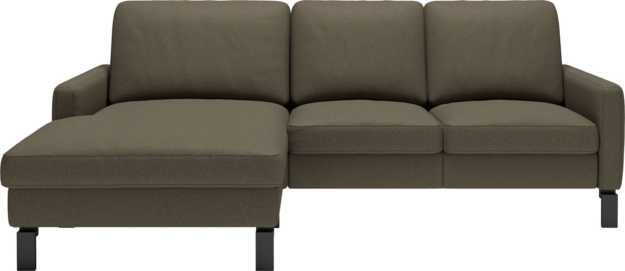 Ecksofa HOME AFFAIRE "Lecce, L-Form, Federkernpolsterung, Breite 224 cm", light, braun, B:224cm H:86cm T:164cm, 100% Polyester, Sofas, Ecksofa, inkl. saugroboterfreundliche Höhe & schmale Armlehnen 7
