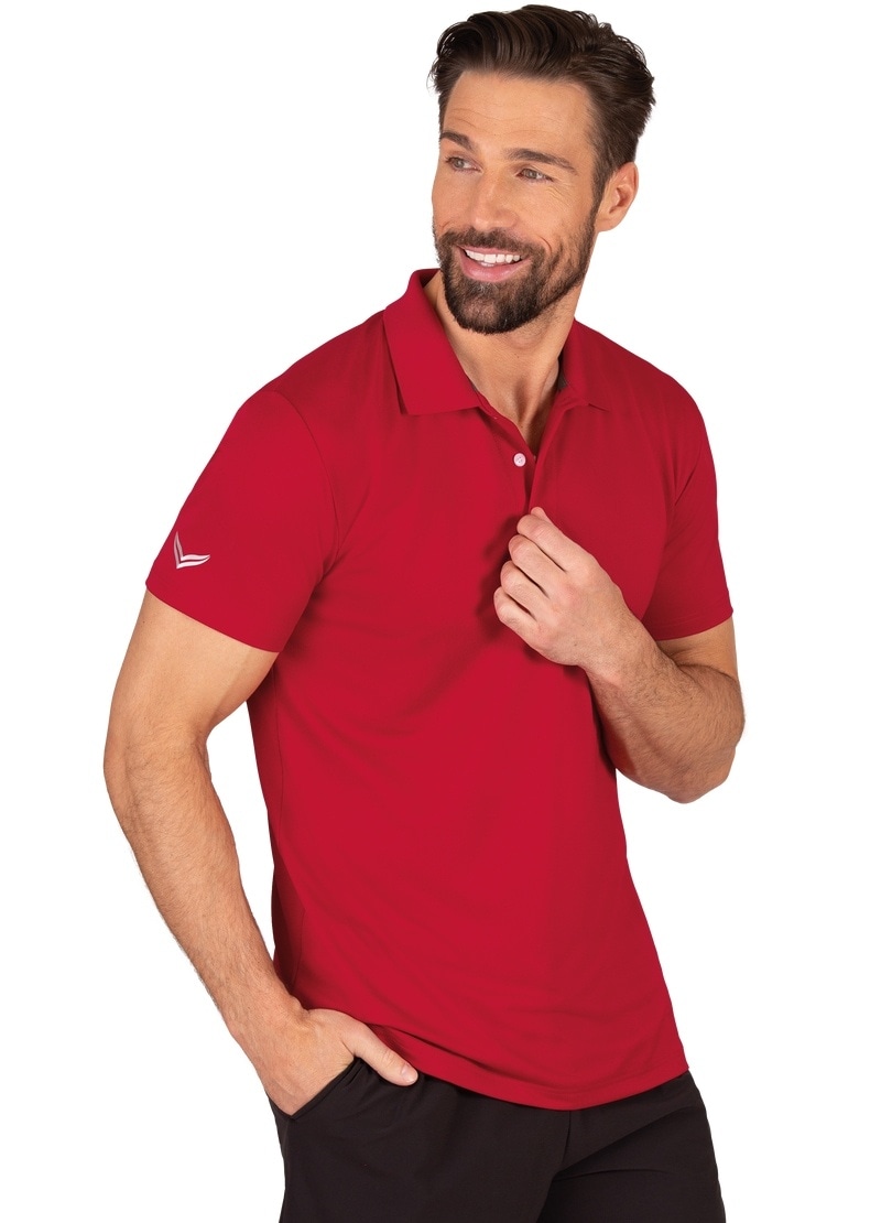 Trigema Poloshirt »TRIGEMA Poloshirt aus Polyester mit Knopfleiste«, (1 tlg.)