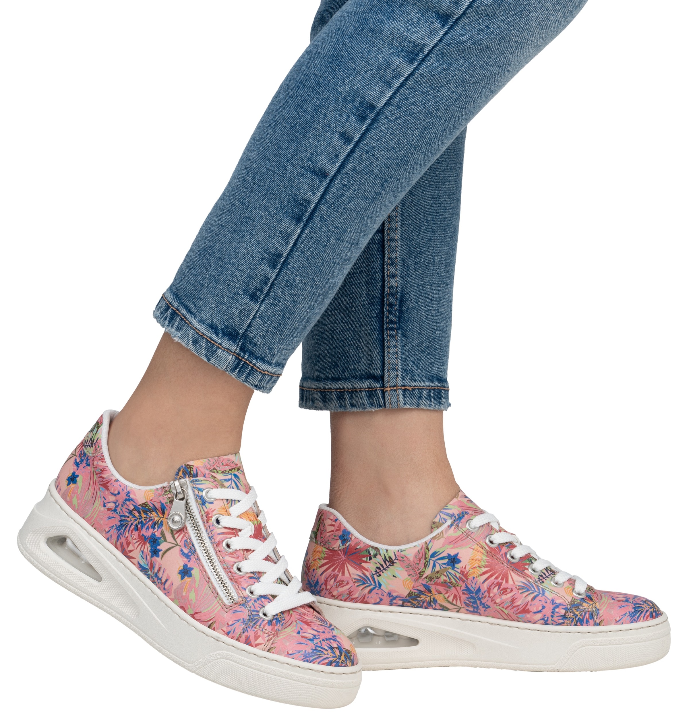 Rieker Plateausneaker, Schnürschuh, Halbschuh, Freizeitschuh mit Rieker Air Ausstattung