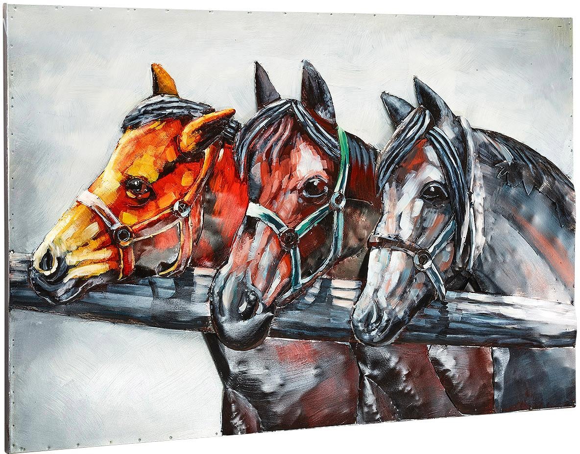 locker Metallbild »3D Horses« bestellen | BAUR | Bilder