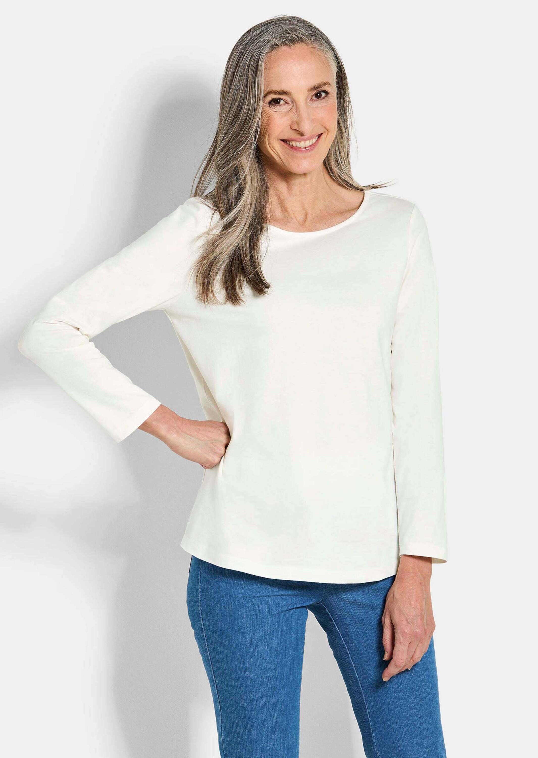 GOLDNER Kurzarmshirt »Shirt im 3er-Pack aus Baumwoll-Jersey«