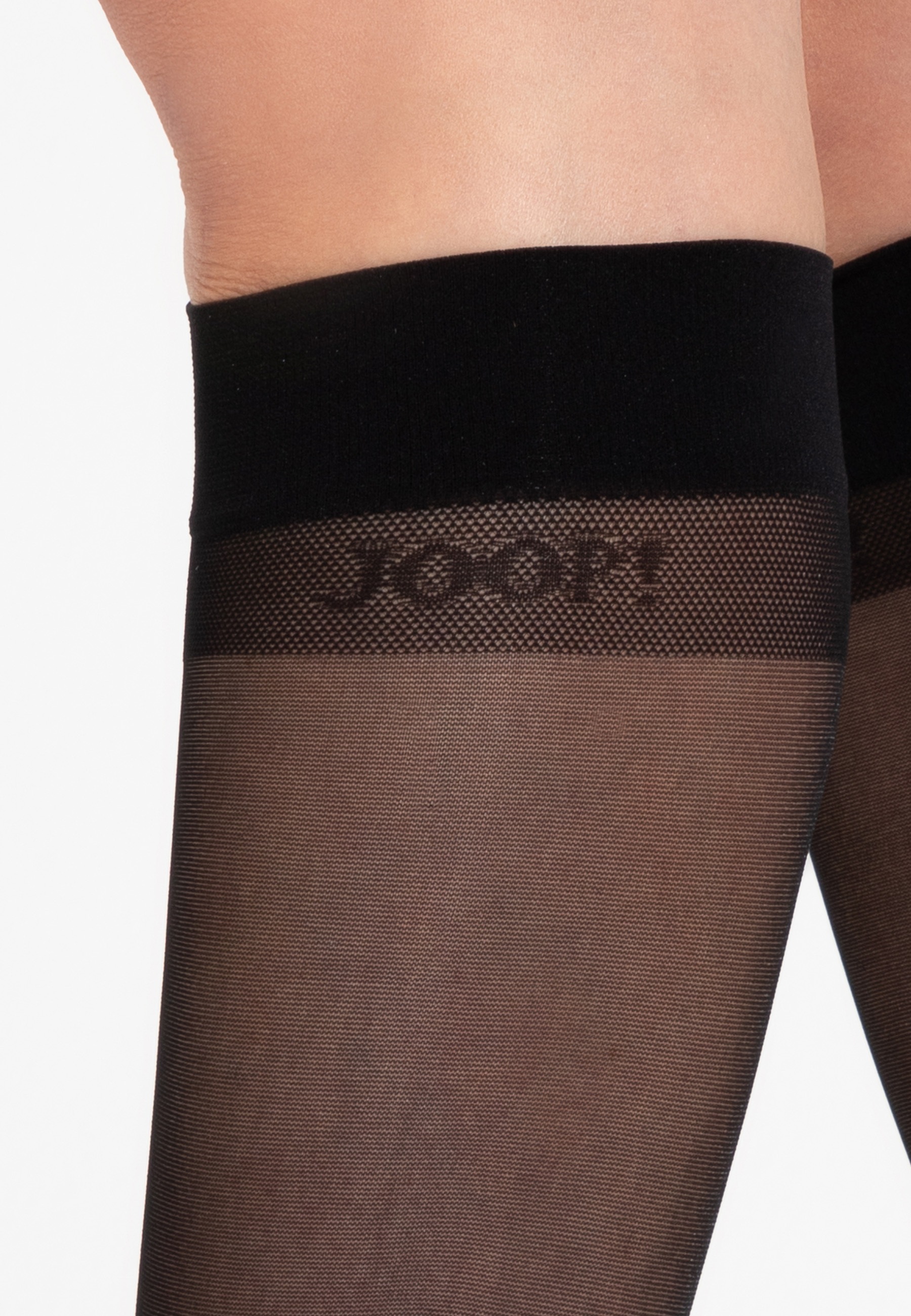 JOOP! Kniestrümpfe »Kniestrümpfe 2er Pack«, 2er Pack Druckfreier Bund für angenehmen Sitz, 20 DEN