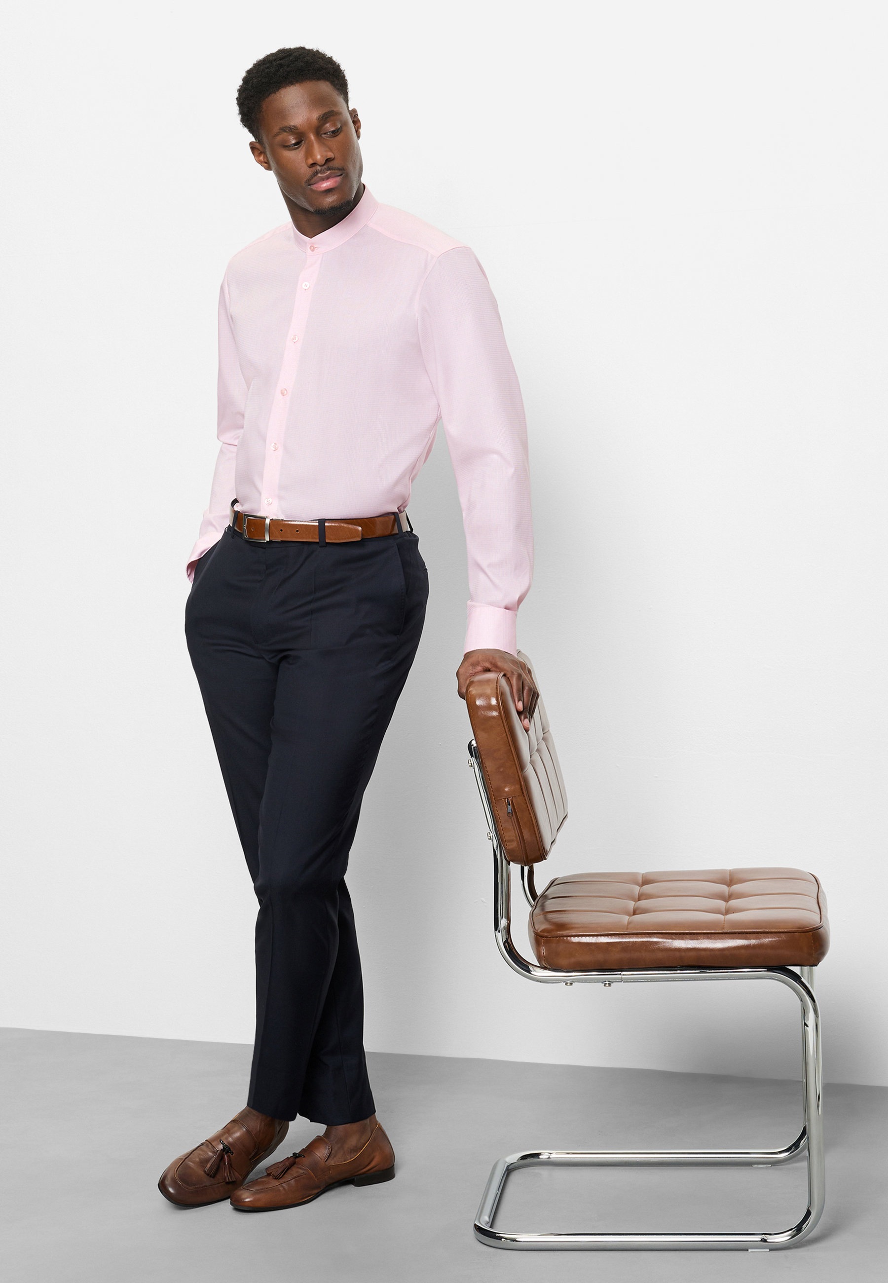 OLYMP Businesshemd »OLYMP Level Five, body fit, Stehkragen«