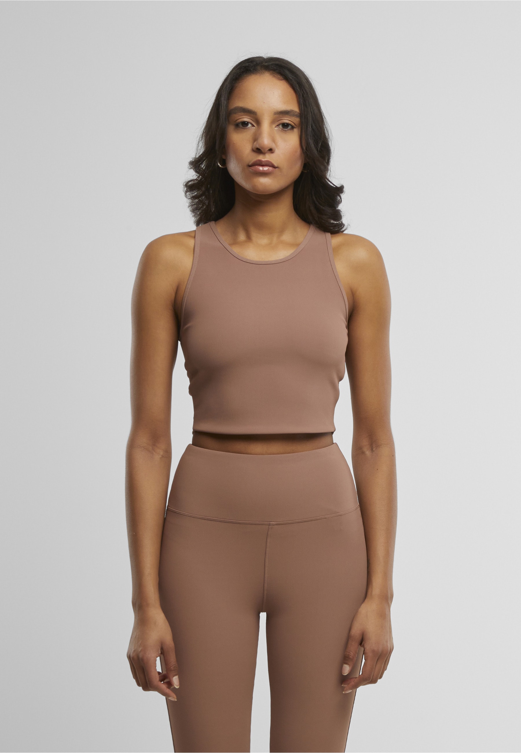 URBAN CLASSICS Muskelshirt »Urban Classics Ladies Sports Top Rib Ladies Sports Top Rib« 1