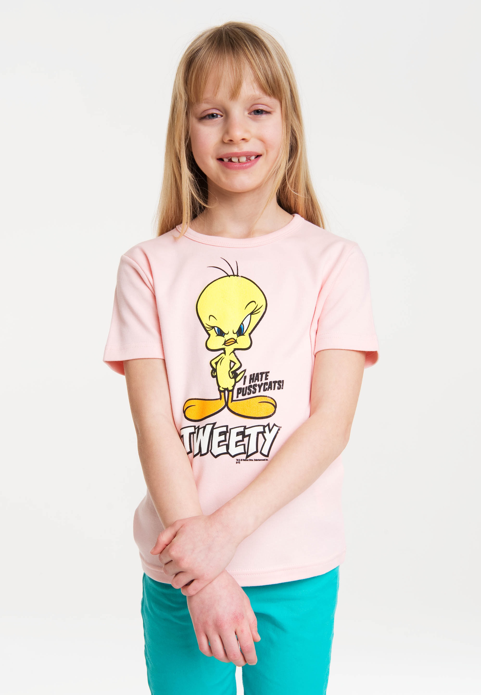 LOGOSHIRT T-Shirt »Looney Tunes | BAUR für - Print ▷ niedlichem mit Tweety«