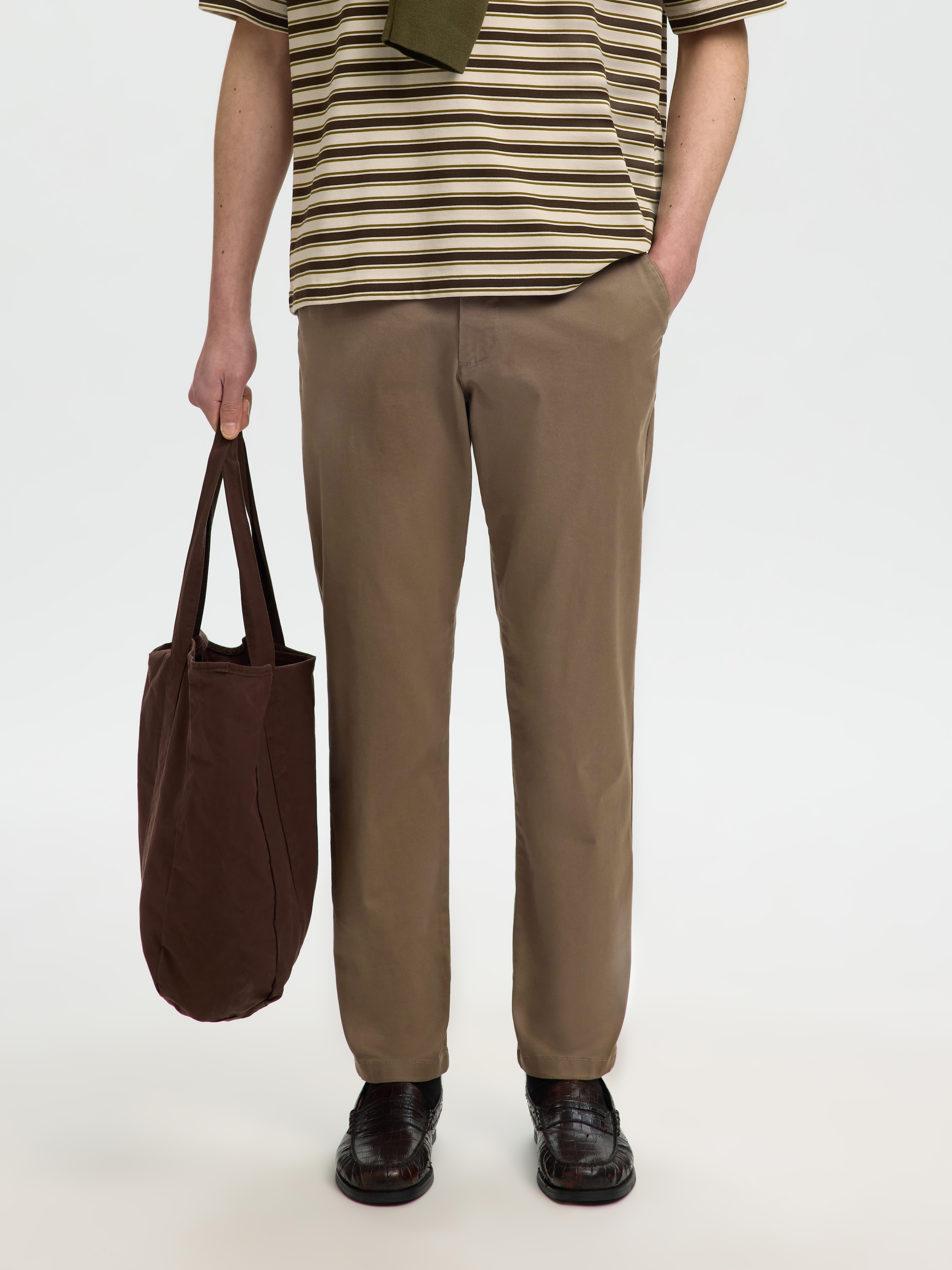 SELECTED Chinos "SLH175-SLIM NEW MILES FLEX PANT NOOS" Baumwollmischung, slim fitslim fit