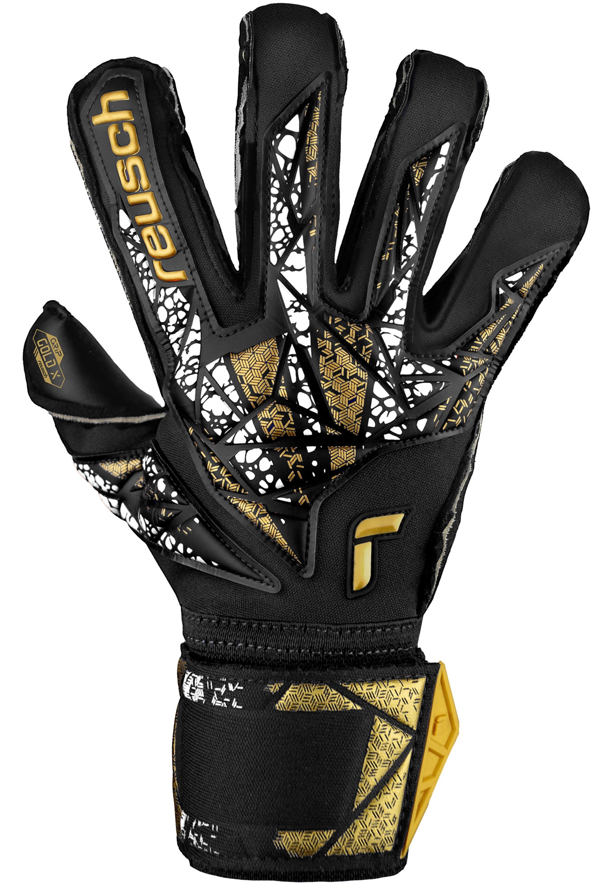 Reusch Torwarthandschuhe »Attrakt Gold X Evolution Cut« Finger Support mit Evolution Cut