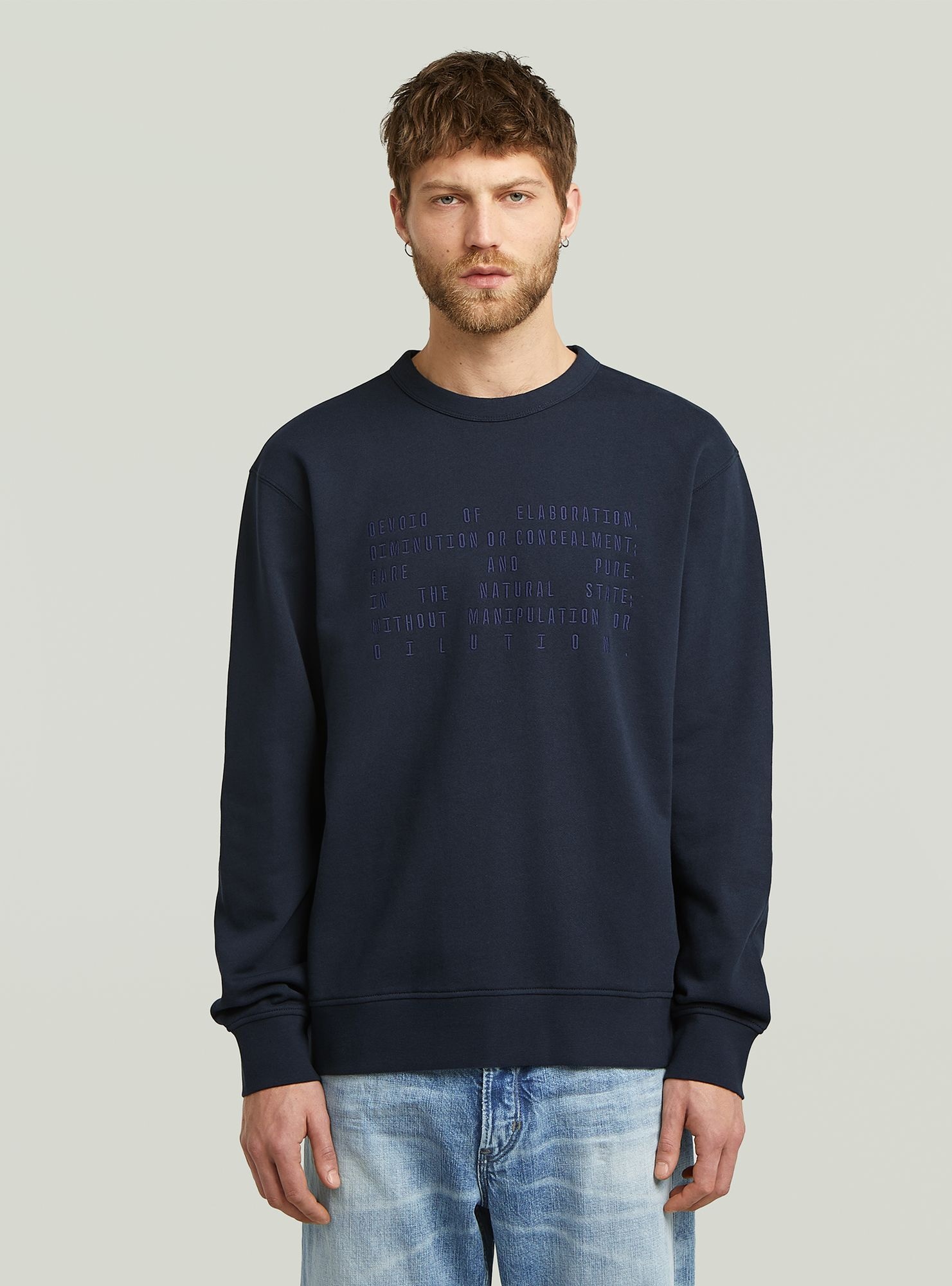 G-STAR Longpullover "Text Graphic Sweatshirt" günstig online kaufen