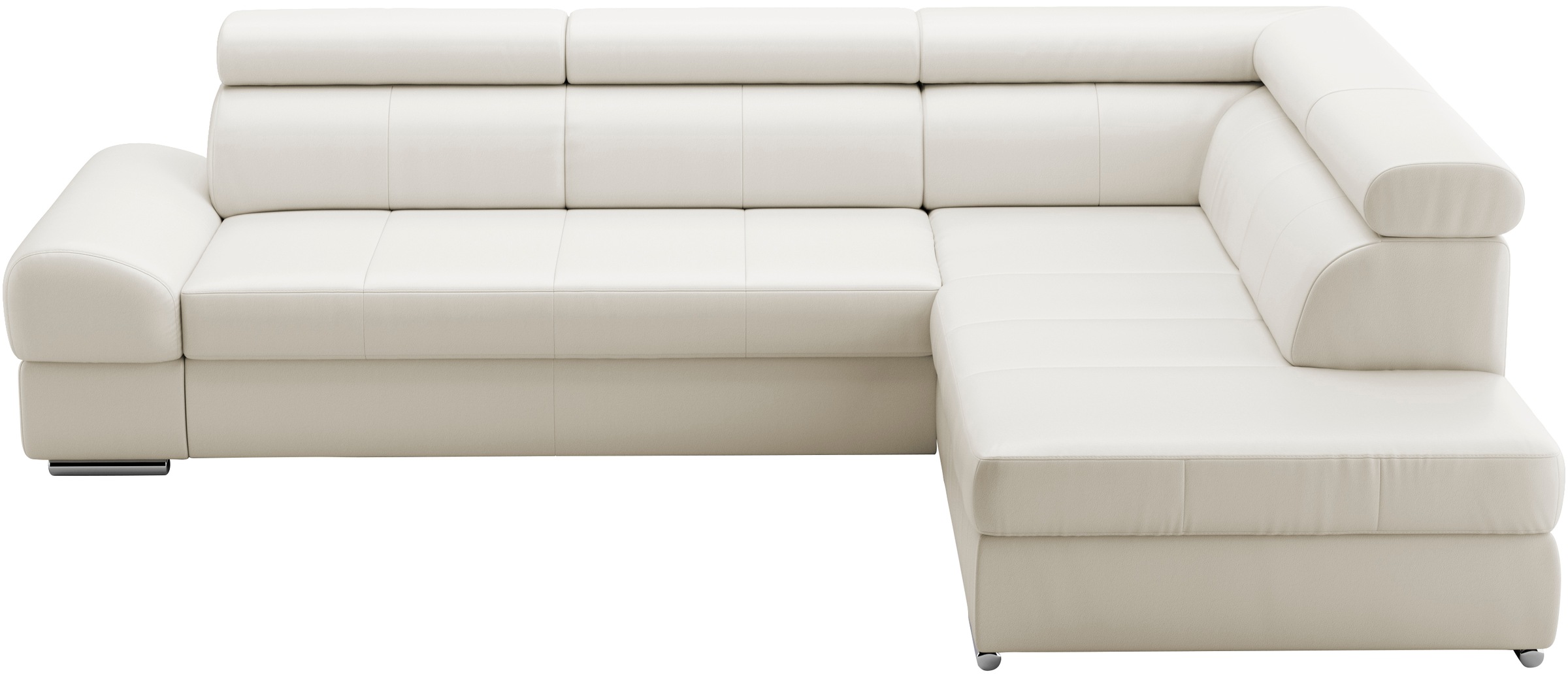 sit&more Ecksofa »Broadway L-Form«, mit verstellbaren Kopfteilen, wahlweise mit Bettfunktion
