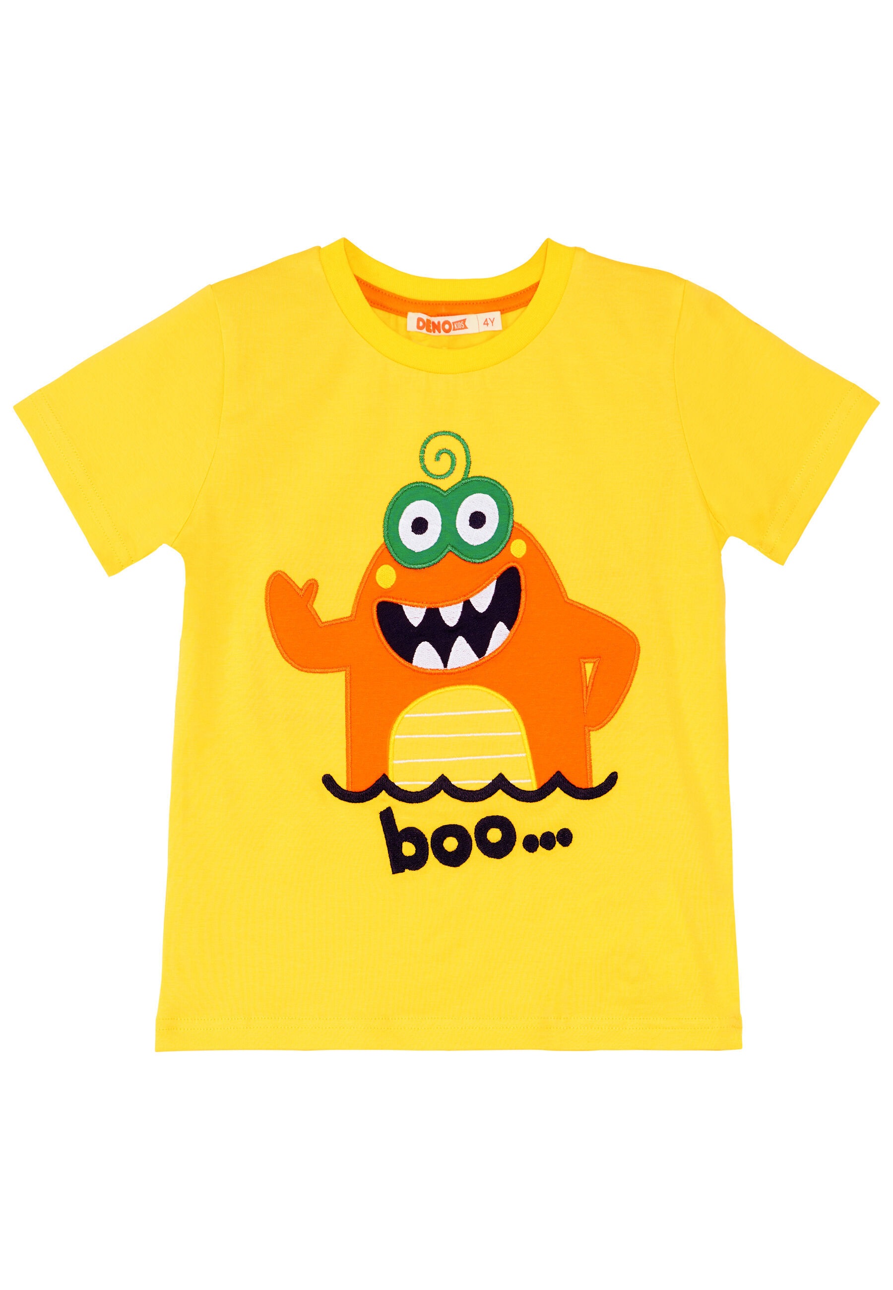 Thumbnail - Denokids Hausanzug "Lake Monster" 2 Stk. tlg., mit Monster-Applikation