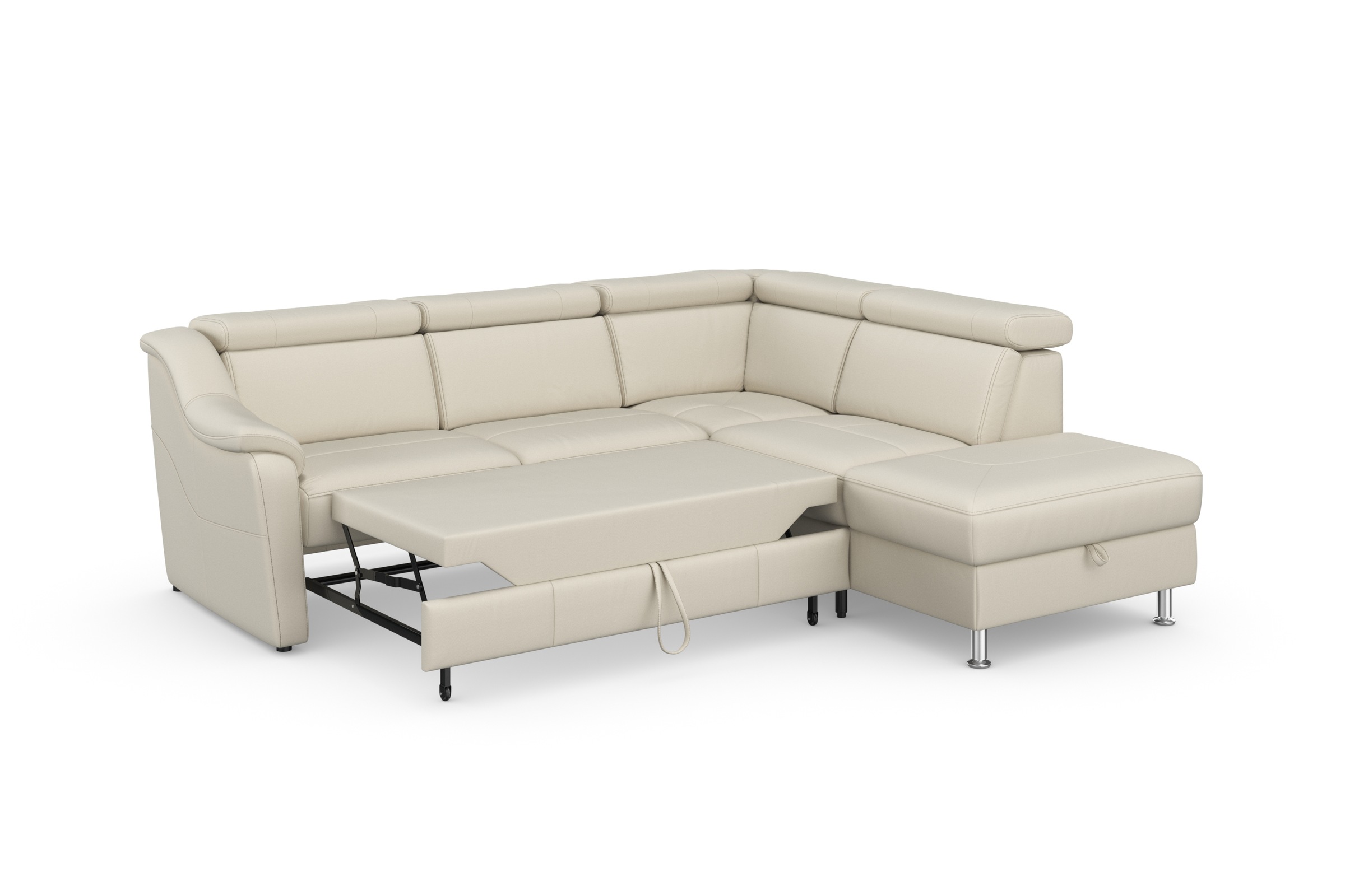 sit&more Ecksofa »Freetown L-Form«, inklusive Kopfteilverstellung und komfortablem Federkern