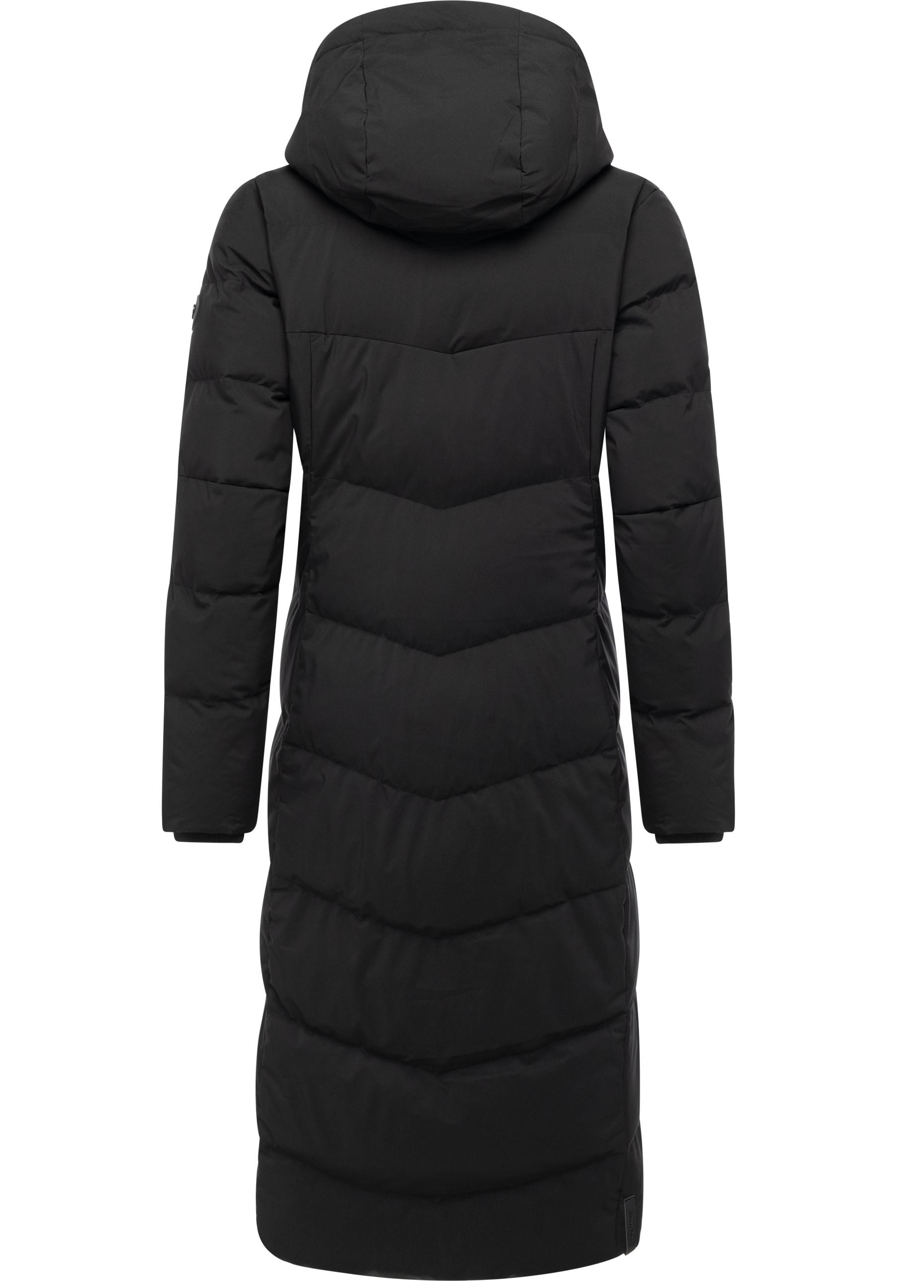 Ragwear Wintermantel »Pavla Long Soft YOUMODO«, Wasserdichter Steppmantel mit Kuschelkragen