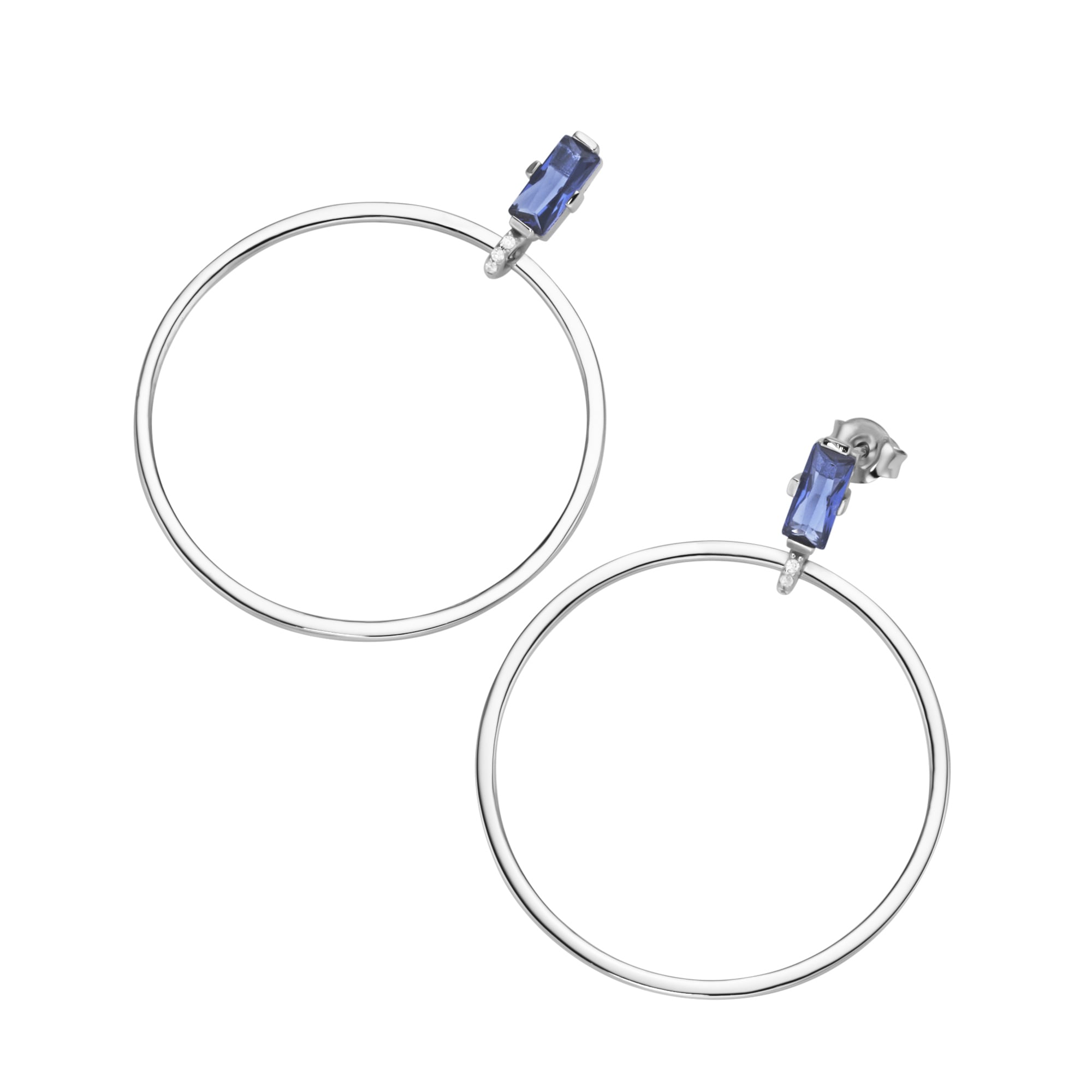 GIORGIO MARTELLO MILANO Paar Kristallsteine, und Zirkonia Ohrhänger BAUR 925« | bestellen für Silber »Behang Ring