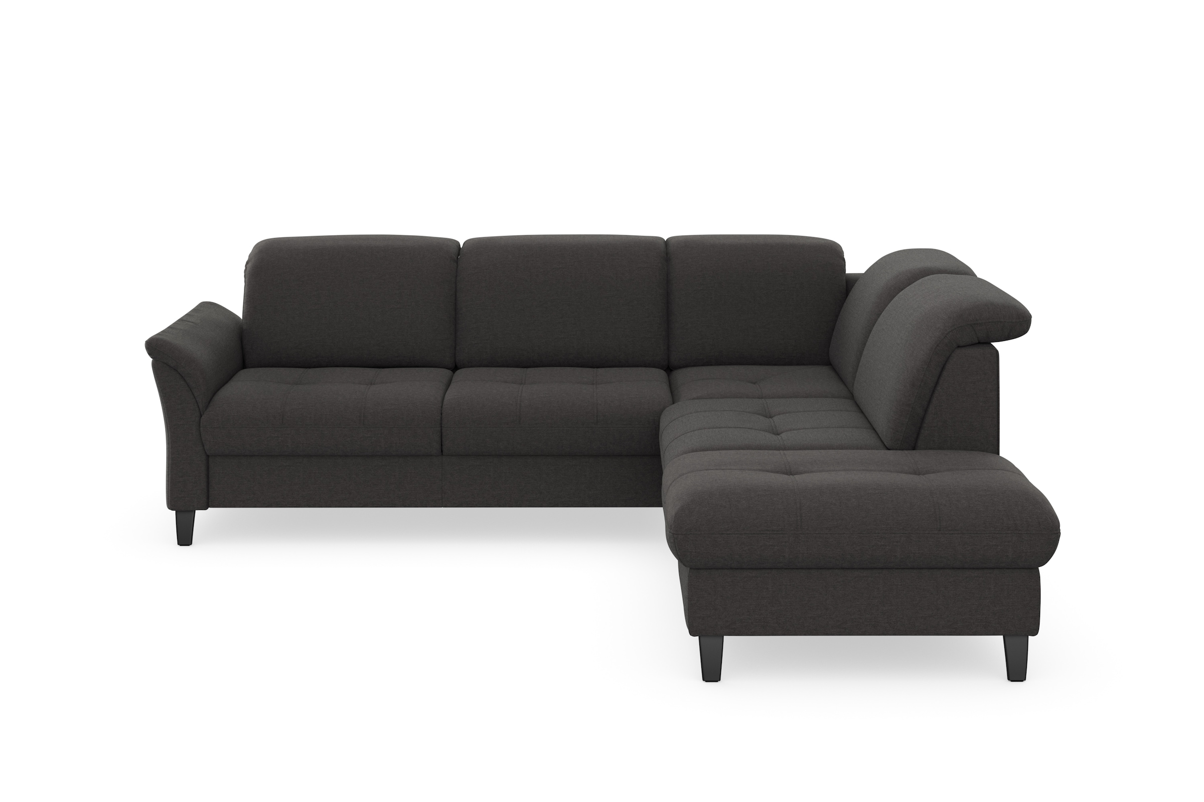 sit&more Ecksofa »Maggiore L-Form« wahlweise mit Kopfteilverstellung, Bettfunktion und Stauraum